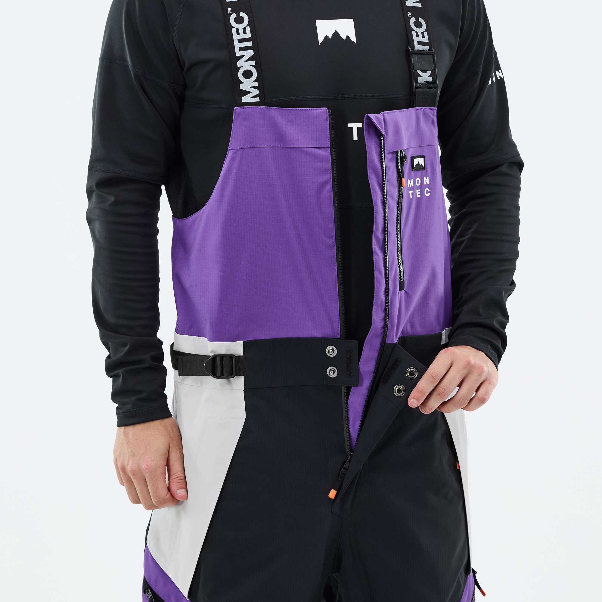 Montec Dozer Snowboard Pants Men Vivid Purple/Black/Light Grey