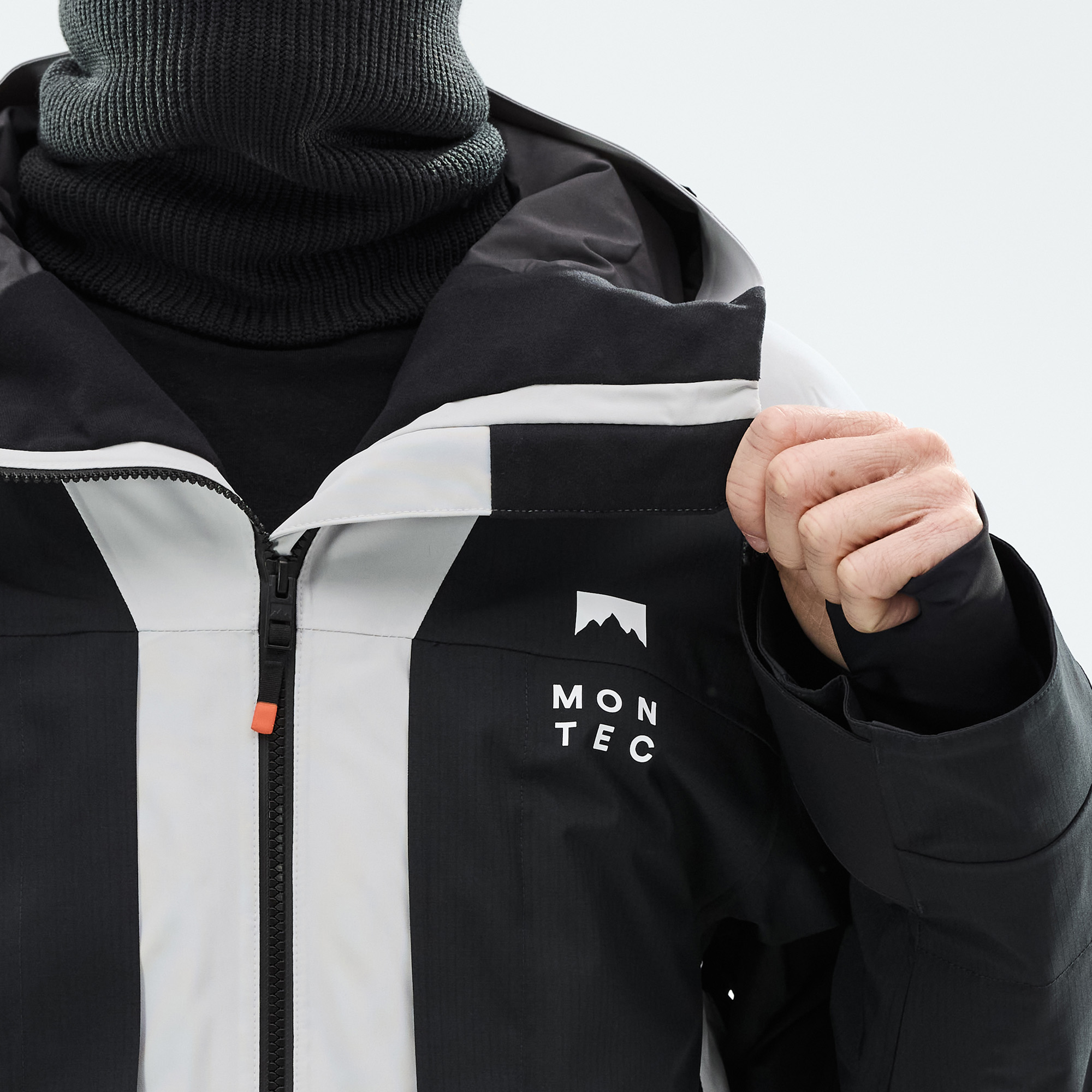 Montec Morpheus スキージャケット メンズ Light Grey/Black - グレー