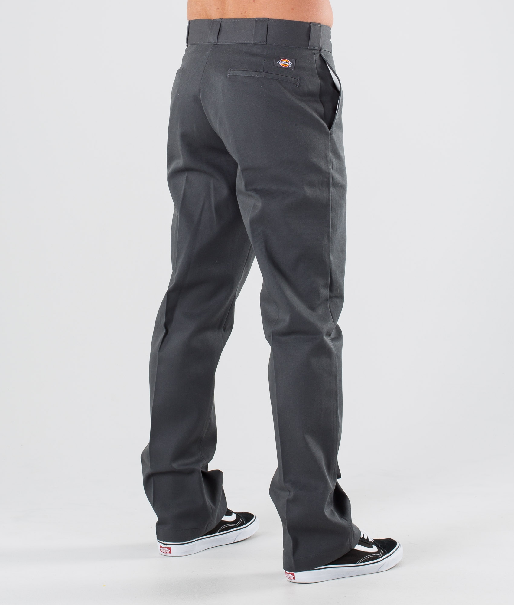 gray work pants