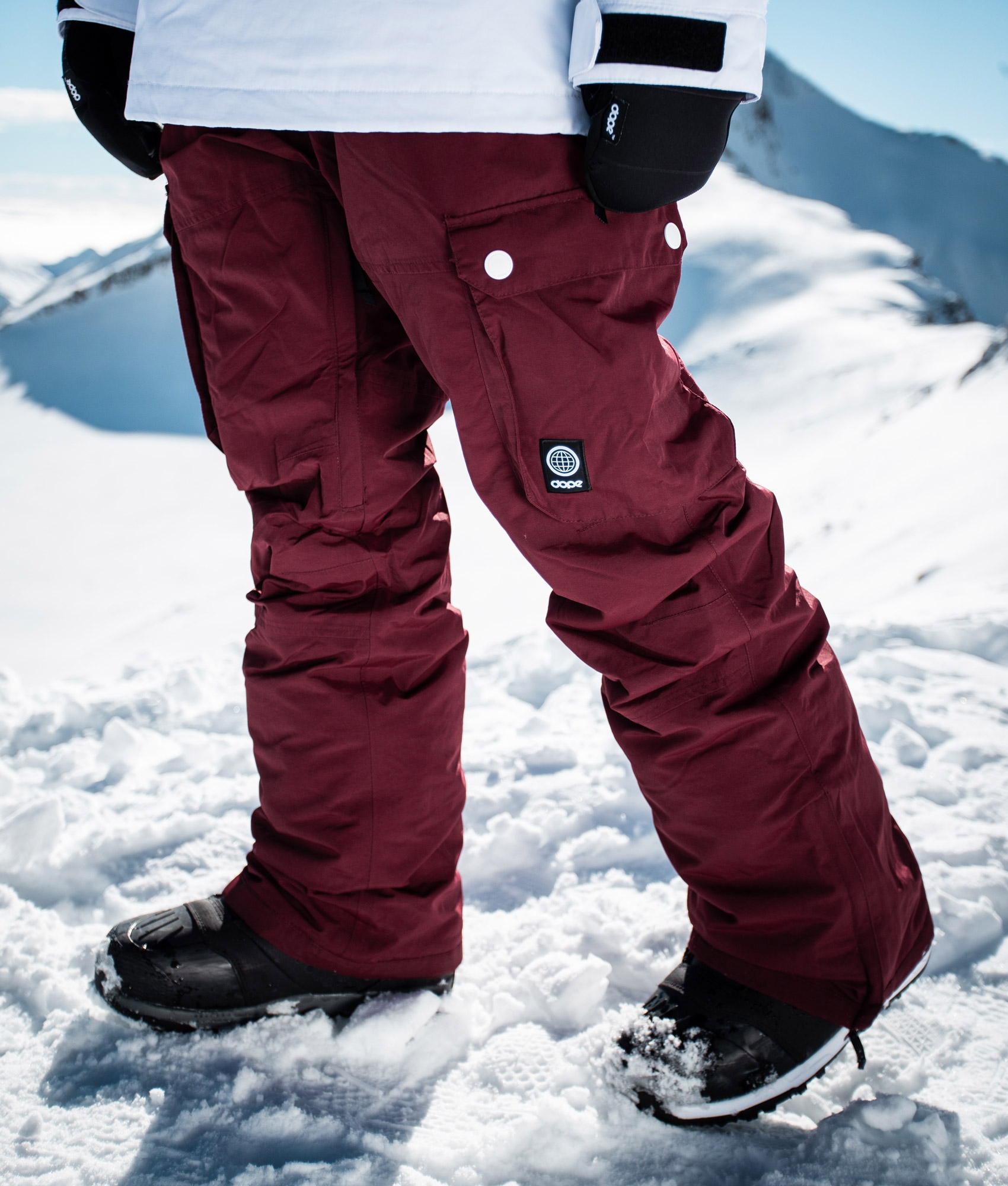Dope Iconic 2018 Men's Snowboard Pants Burgundy