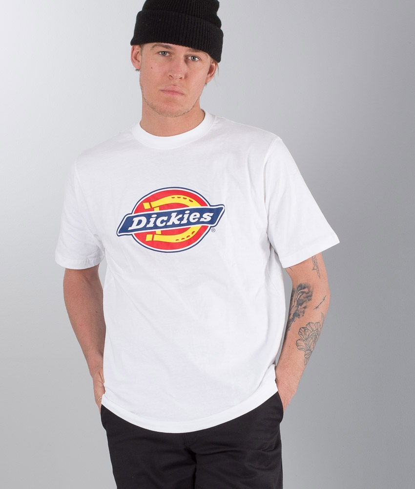 S-4XL ★TOP★ DICKIES T-Shirt Denison Horseshoe Logo Hard Working schwarz Gr 