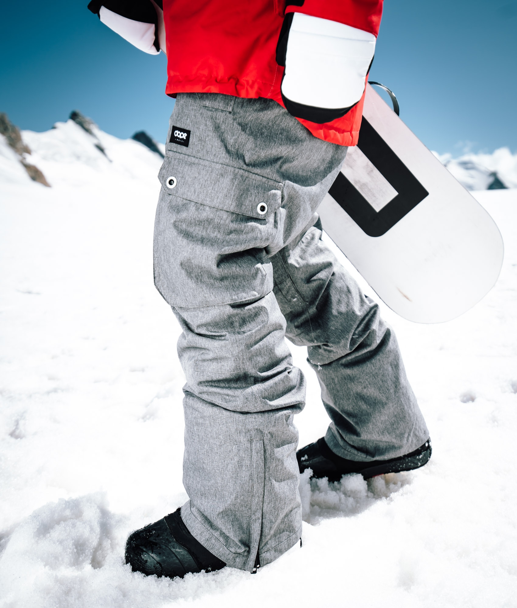 Dope Iconic Snow Pants Grey Melange