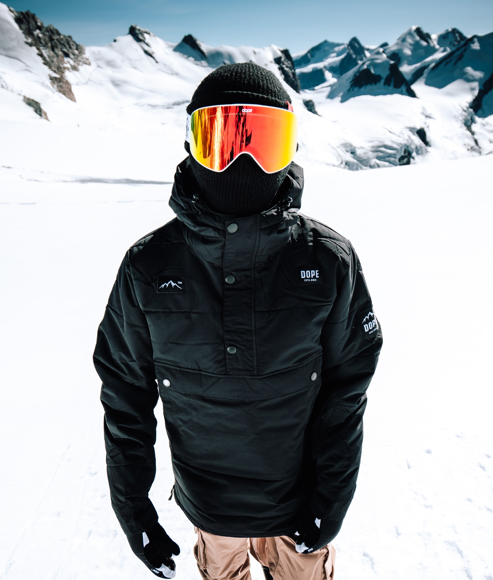 Dope Puffer 2019 Men's Snowboard Jacket Black