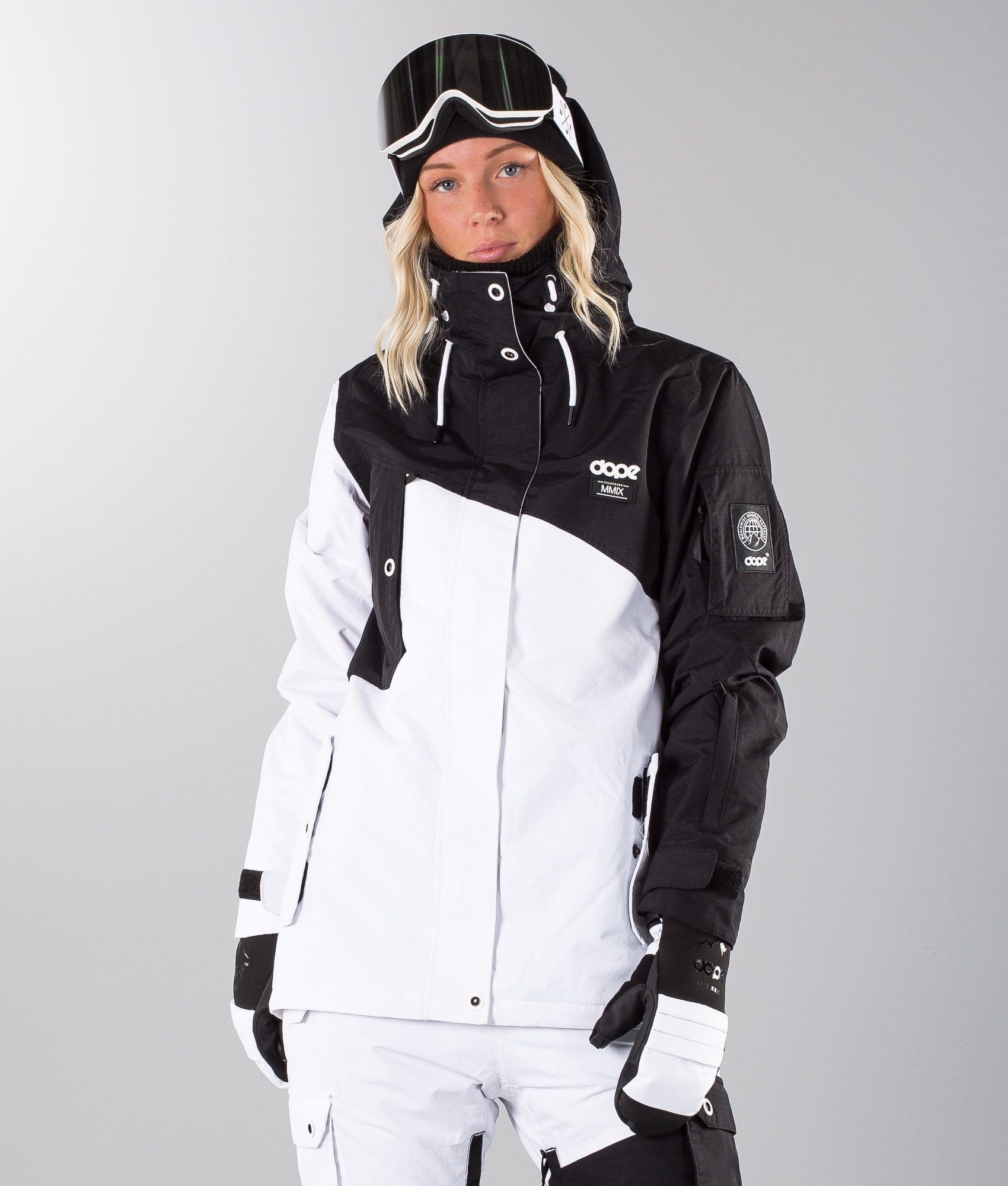 Dope Adept W 18 Ski Jacket Black/White 