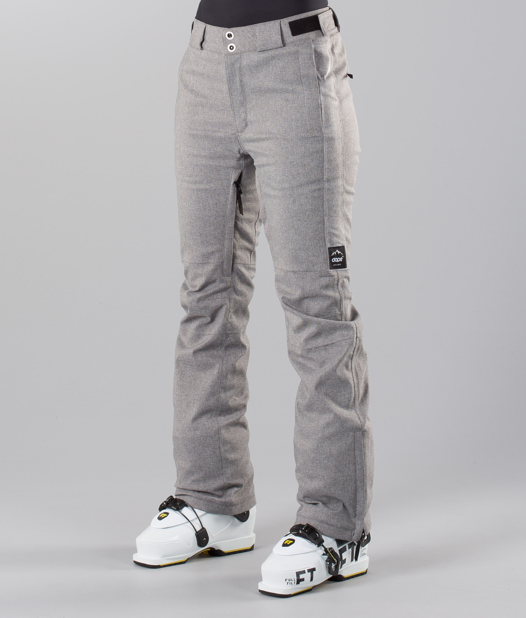 grey ski pants