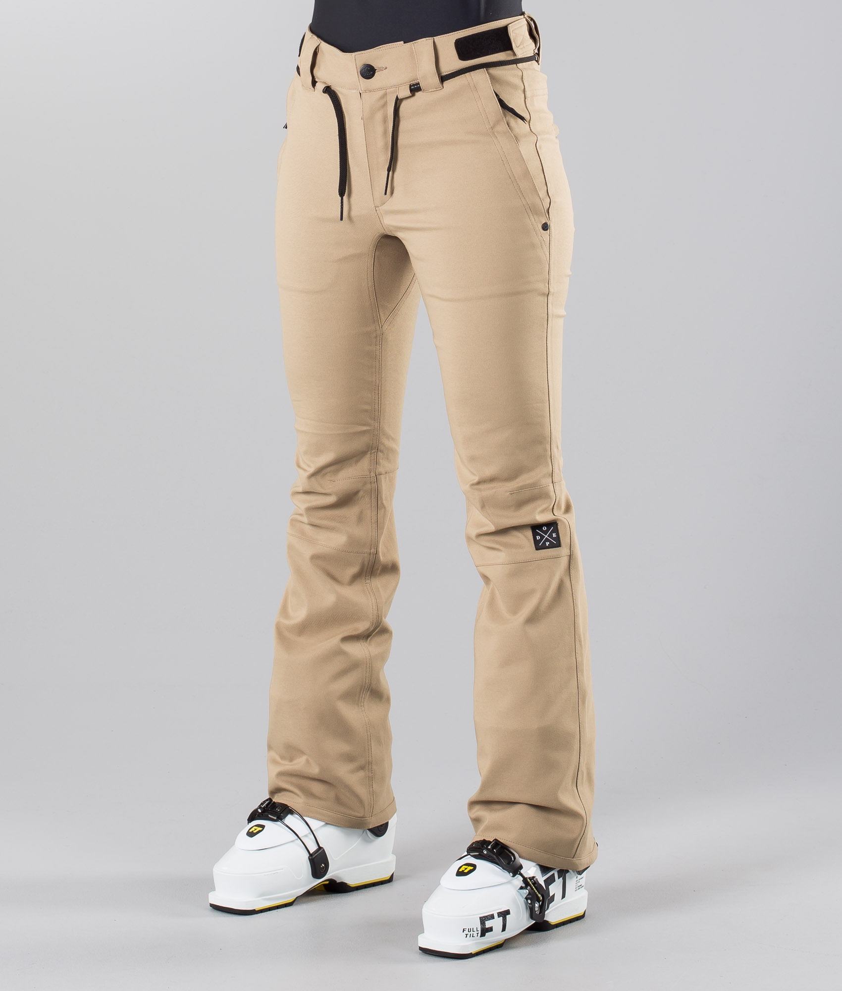 khaki ski pants