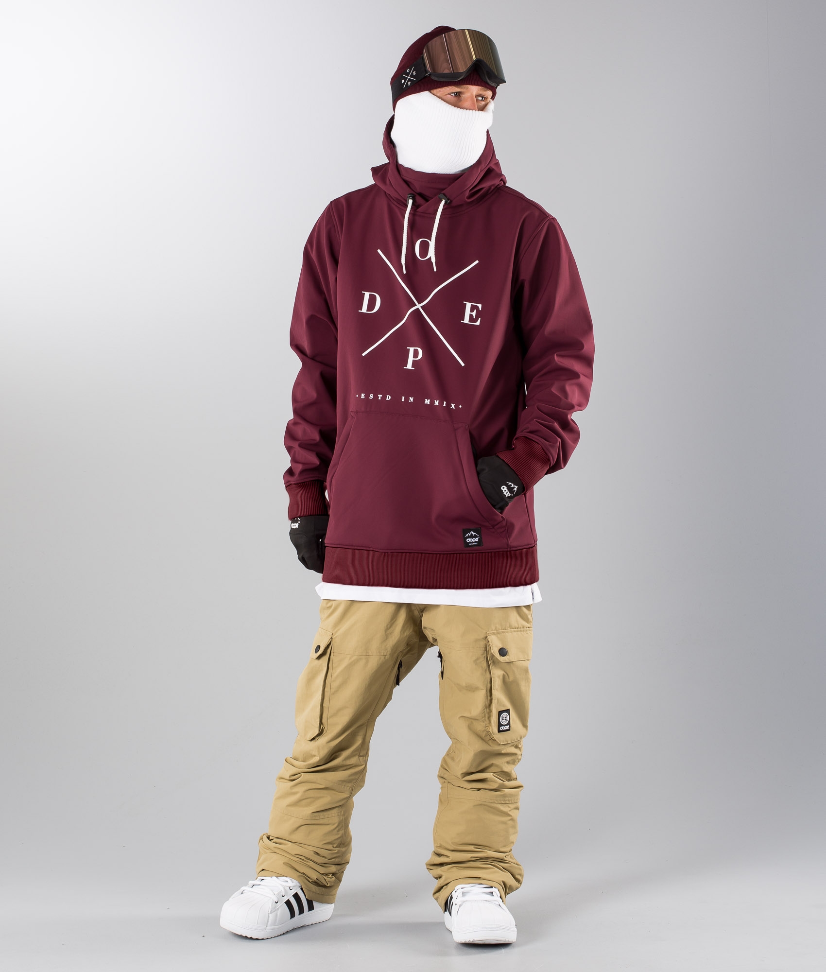 dope yeti snowboard jacket burgundy