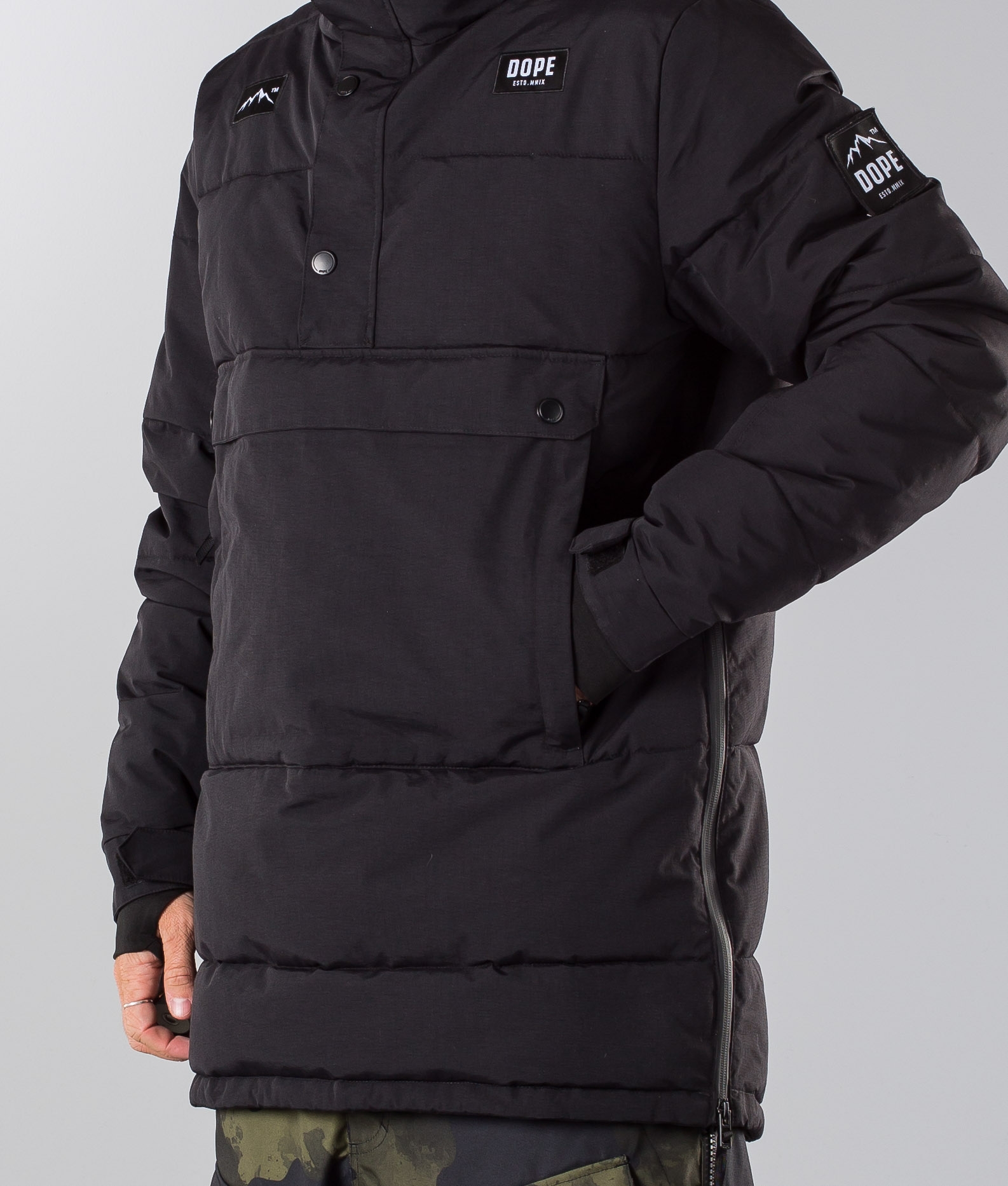 Dope Puffer W Snowboardjacka Black Dope Puffer W Snowboardjacka Black