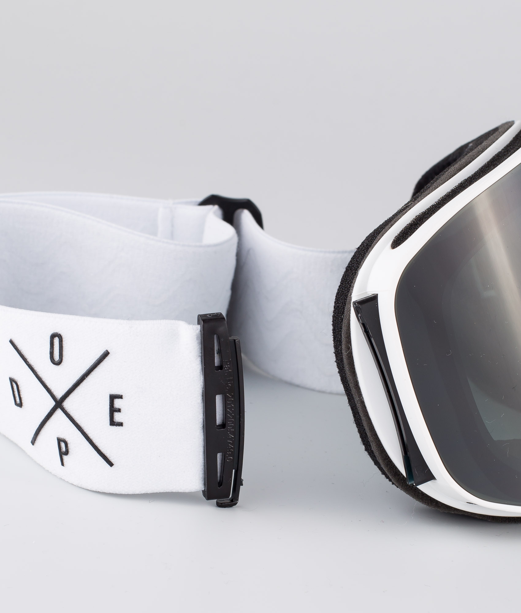 Dope Flush 2XUP Ski Goggle White W/White Black Dopesnow UK