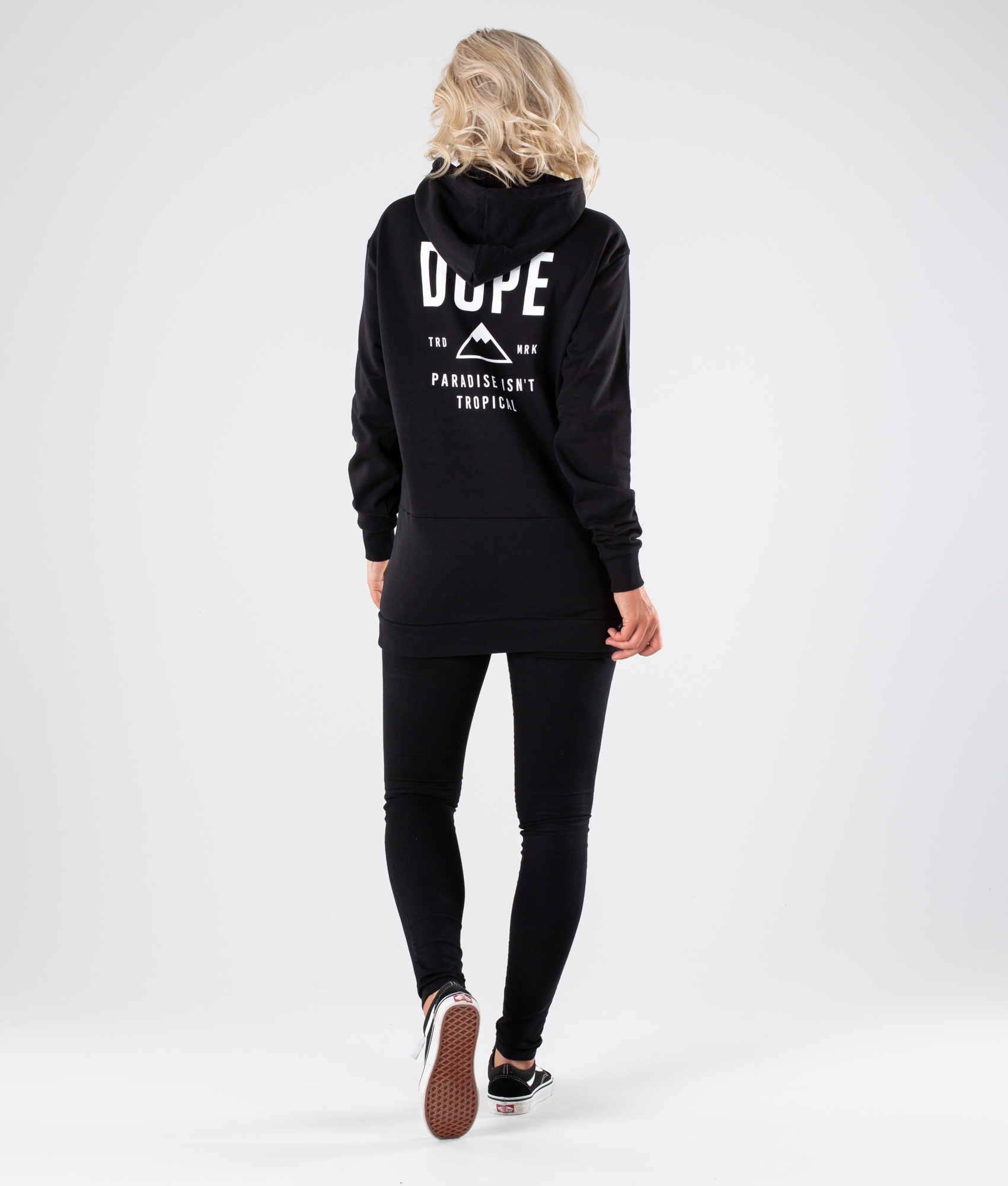 Dope Taille Stacked Hoodie Black Dope Taille Stacked Hoodie Black