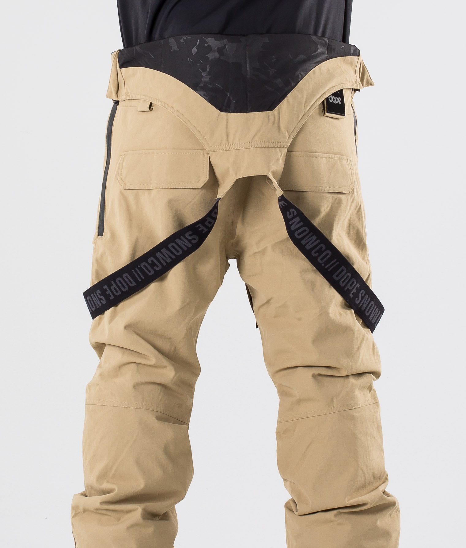 khaki snow pants