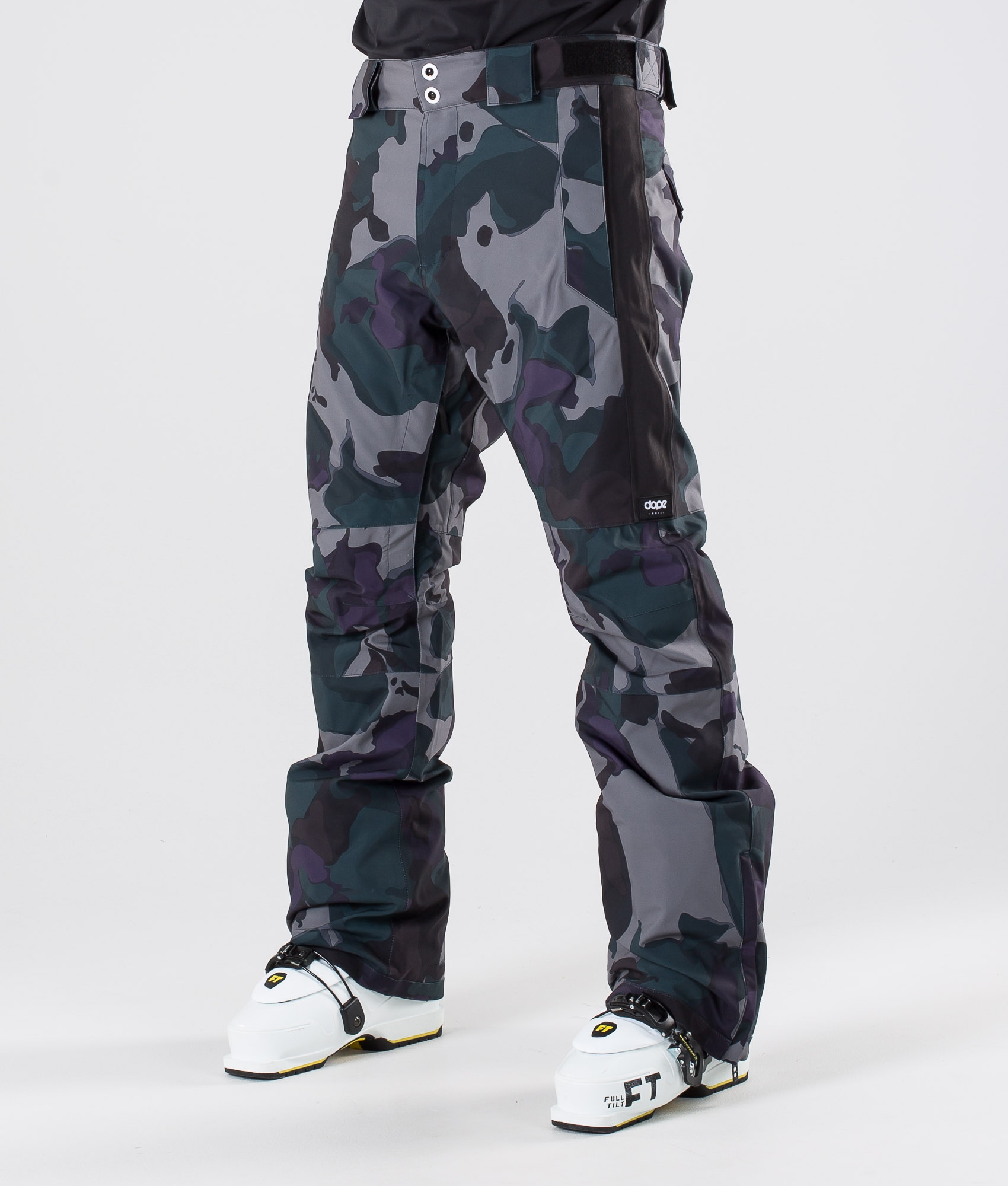 black camo ski pants