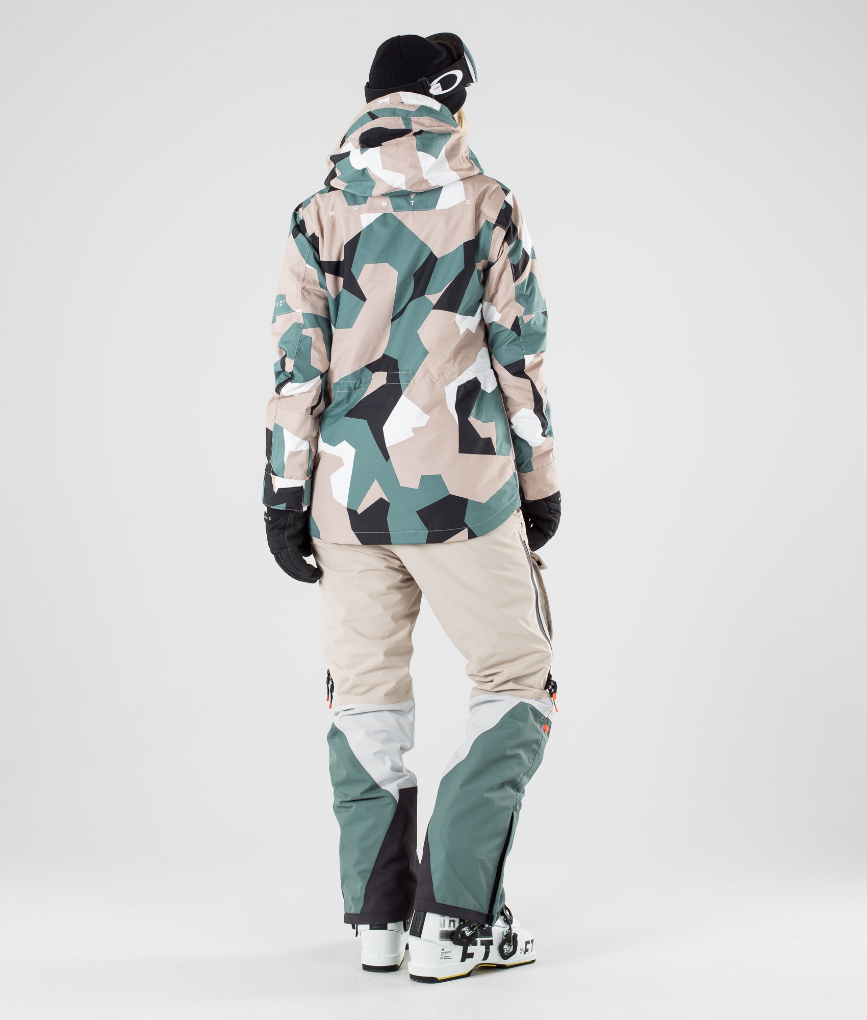 Fawk W Ski Jacket Atlantic Camo