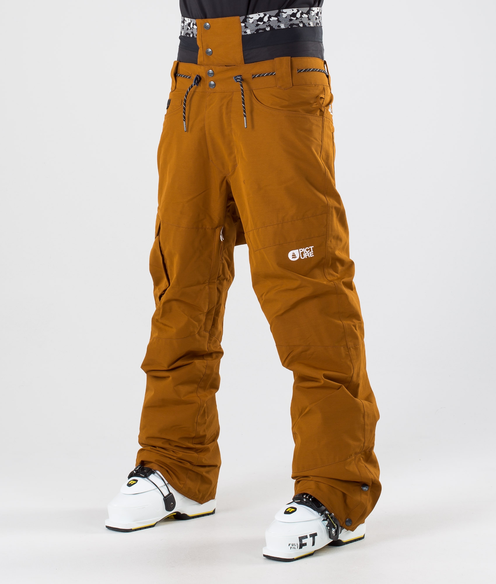 CAMEL CROWN Homme Pantalon de Randonn/ée Hiver-Pantalon de Ski Imperm/éable Coupe Vent-Pantalon Chasse Sport Polaire Int/érieur
