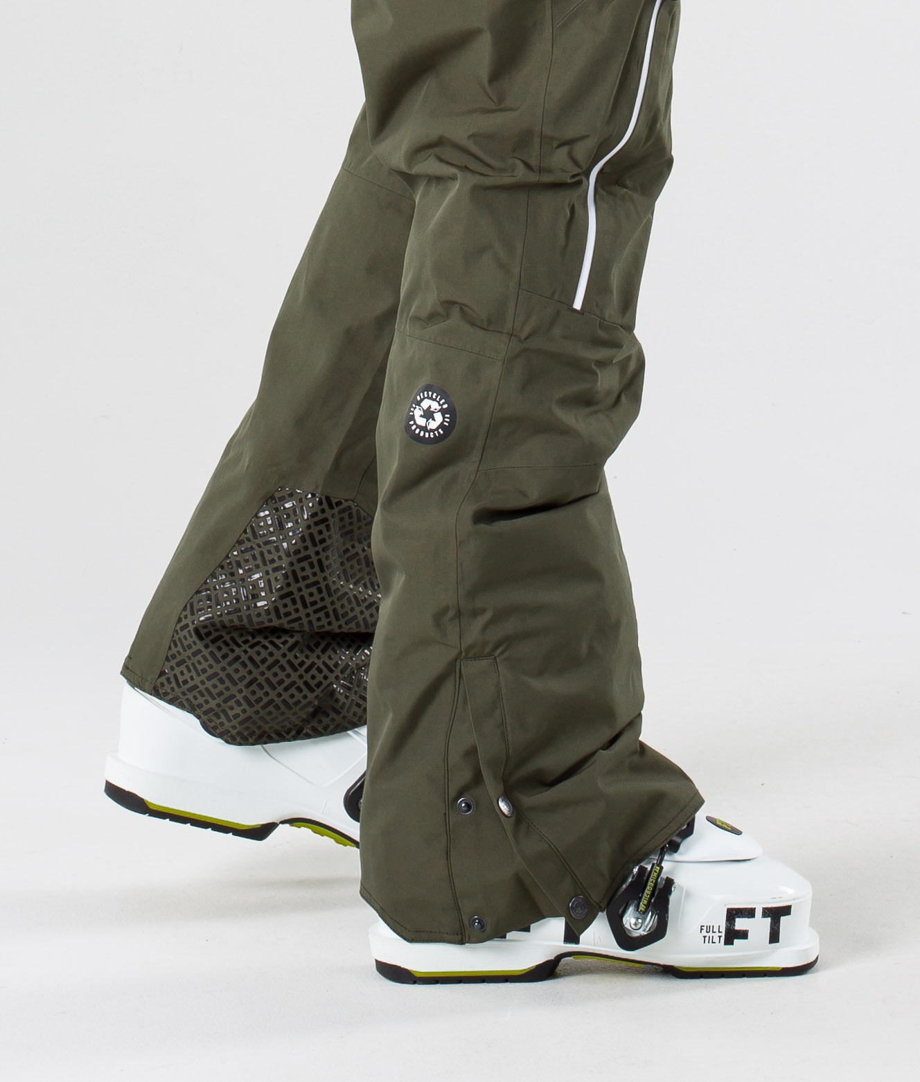 dark green snow pants
