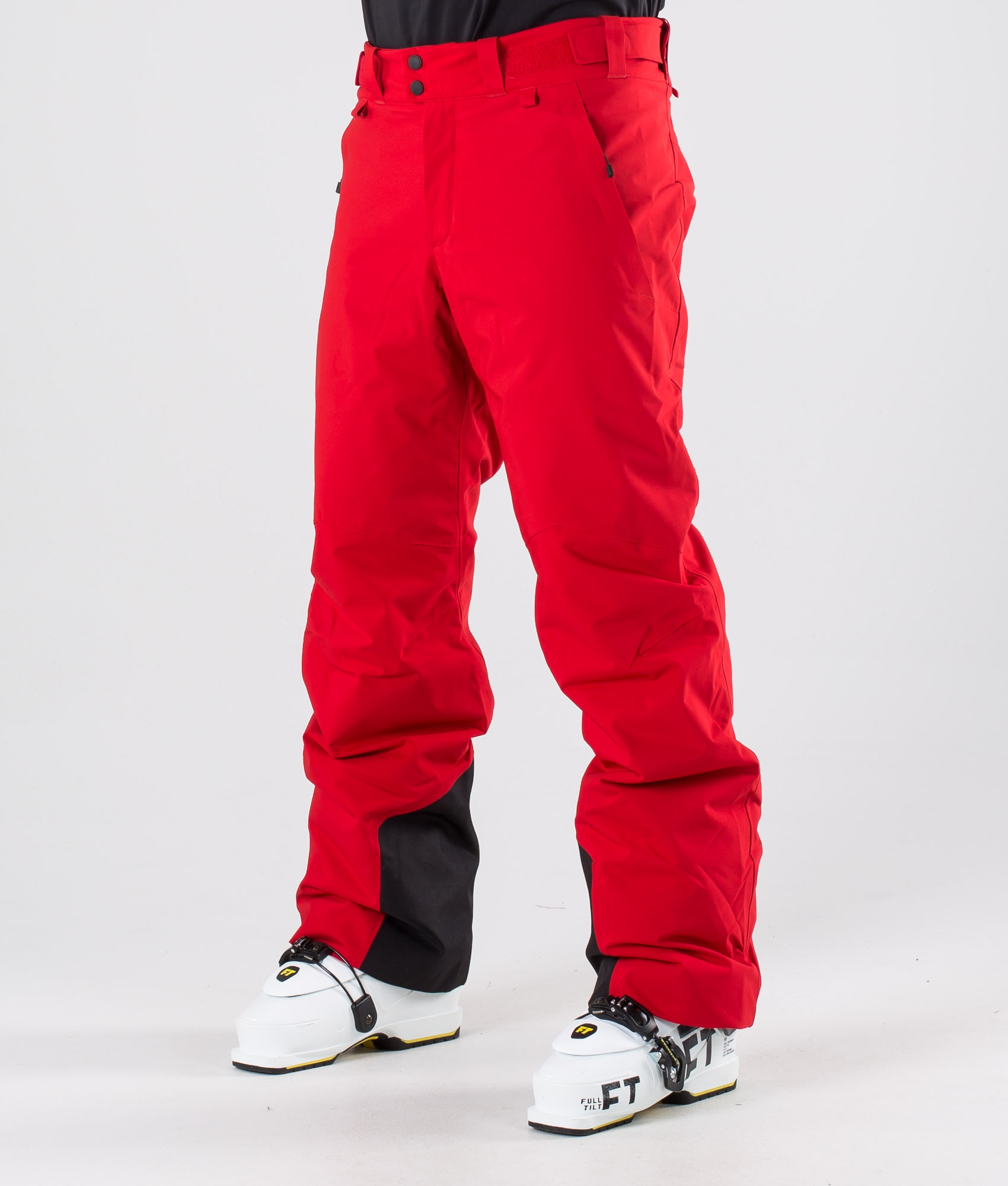 maroon ski pants