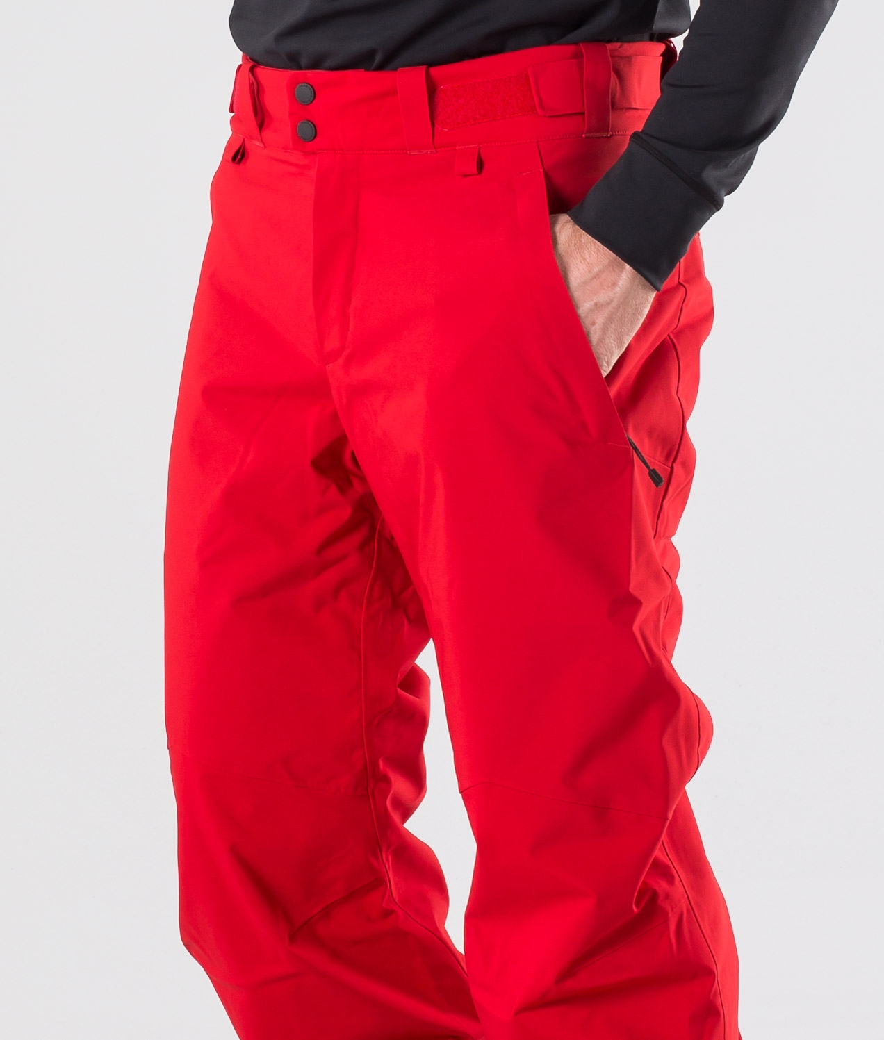 maroon ski pants