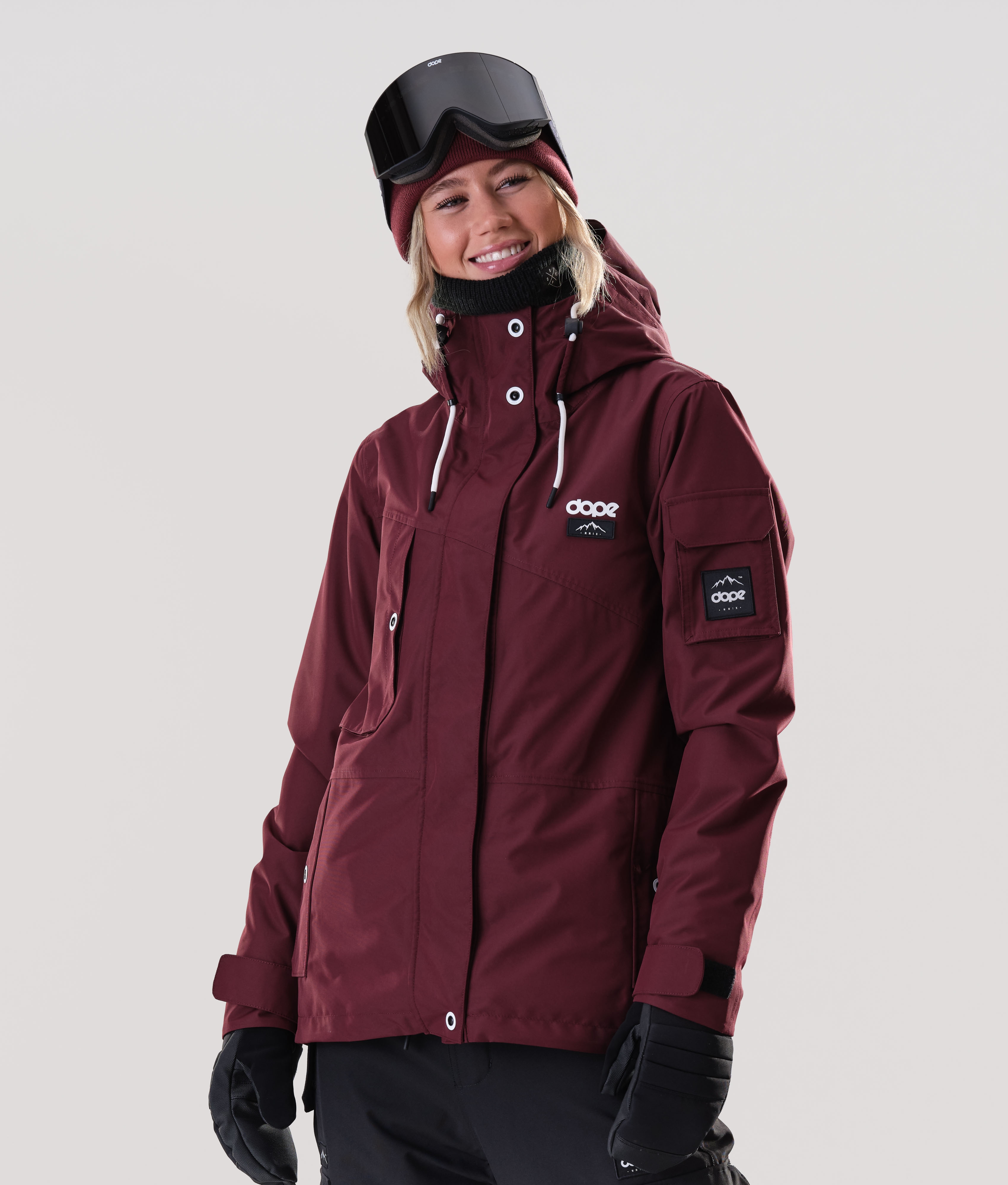 Dope | Adept W de chez Veste de Ski Burgundy | Dope | Annok W de chez Veste de Ski Burgundy |
