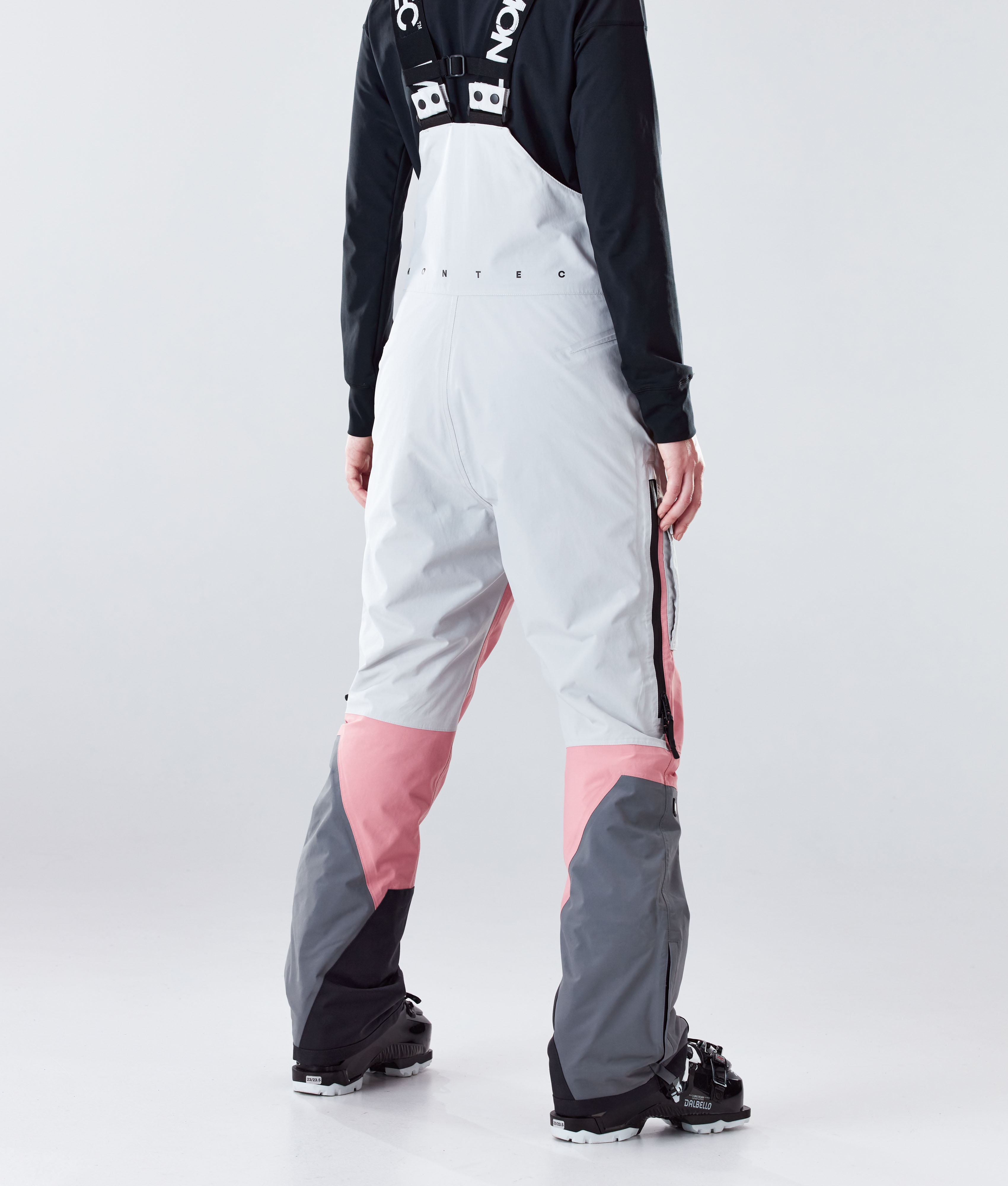 Fawk W Ski Pants Light Grey/Pink/Light Pearl