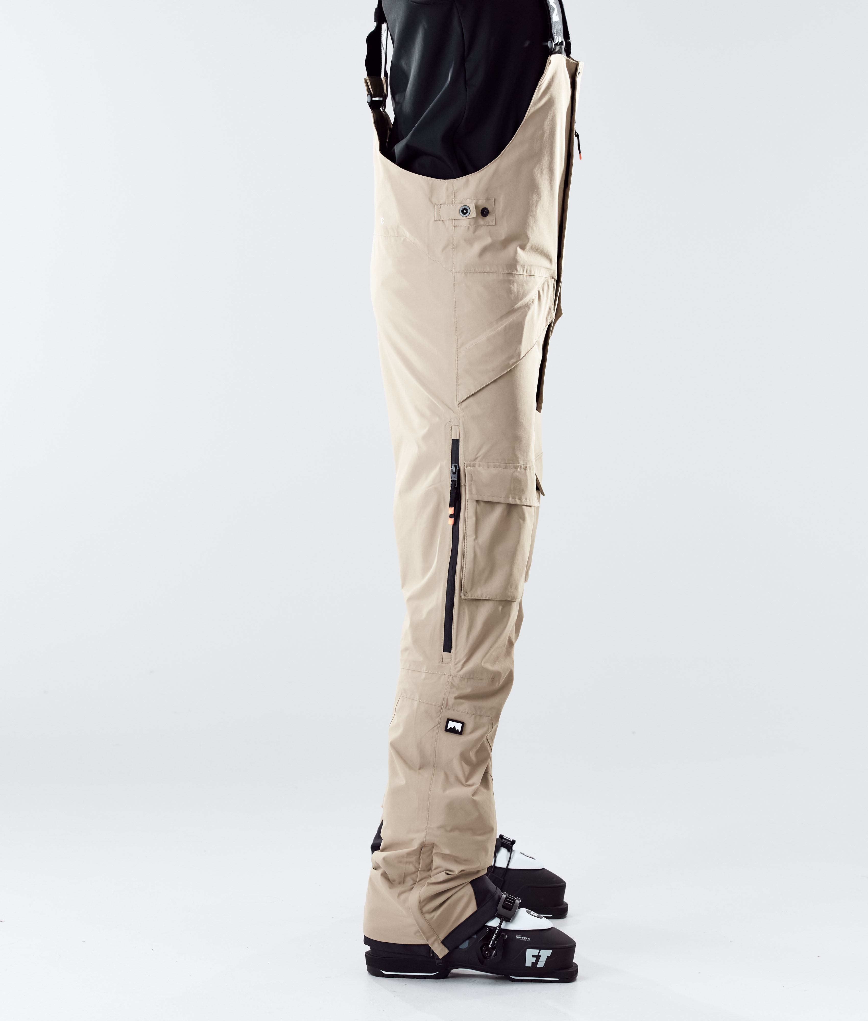 khaki ski pants