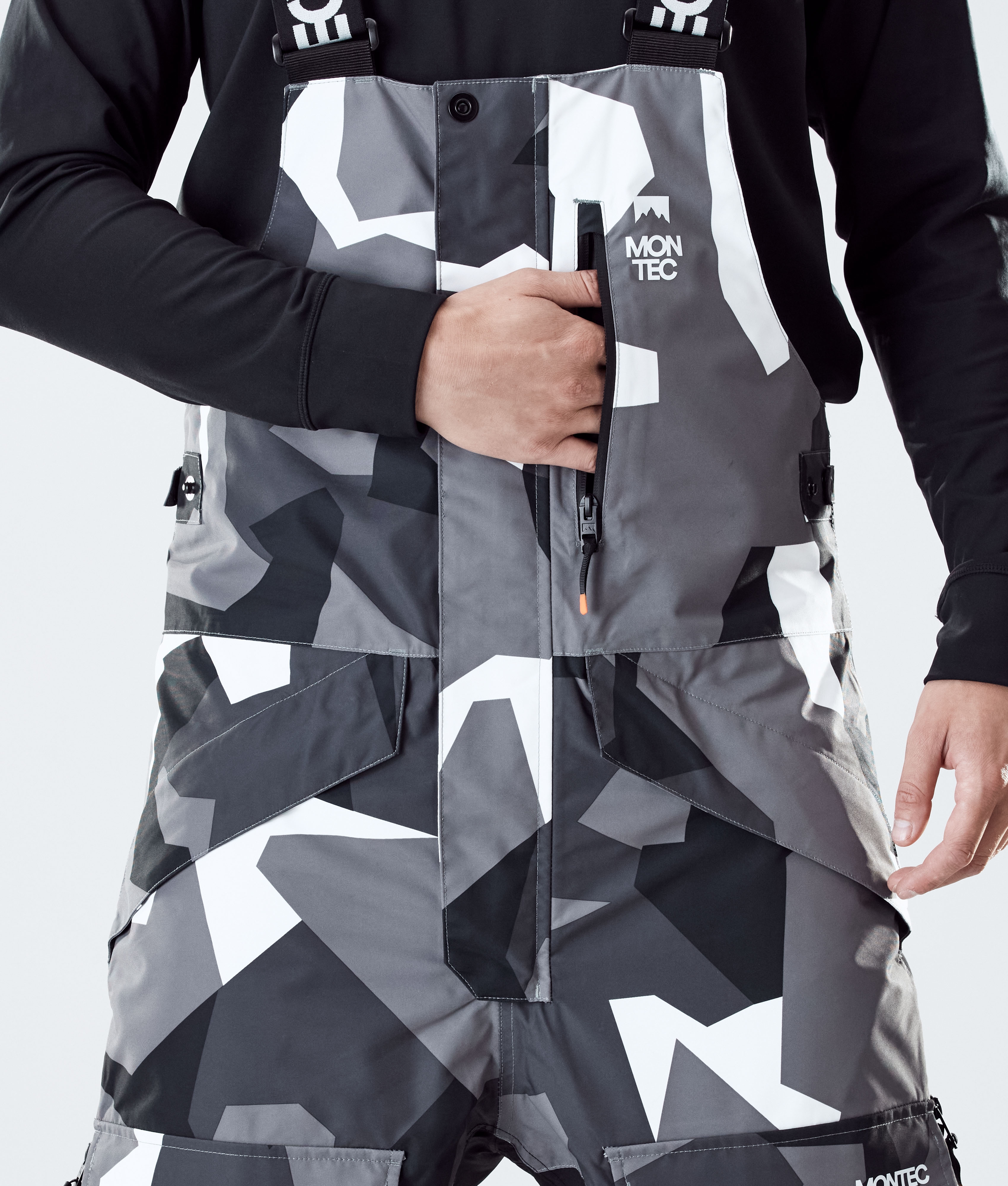 black camo ski pants