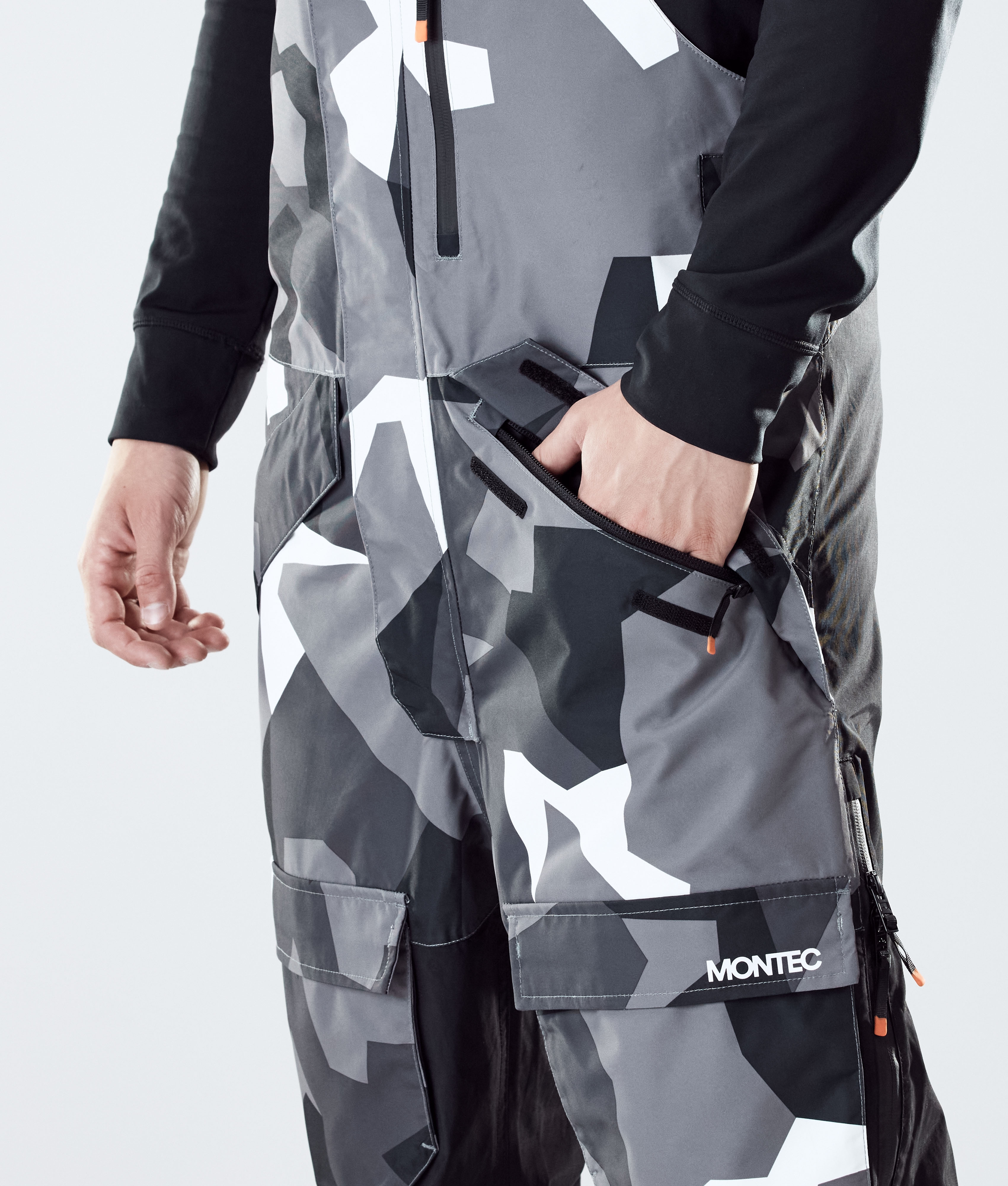 black camo ski pants