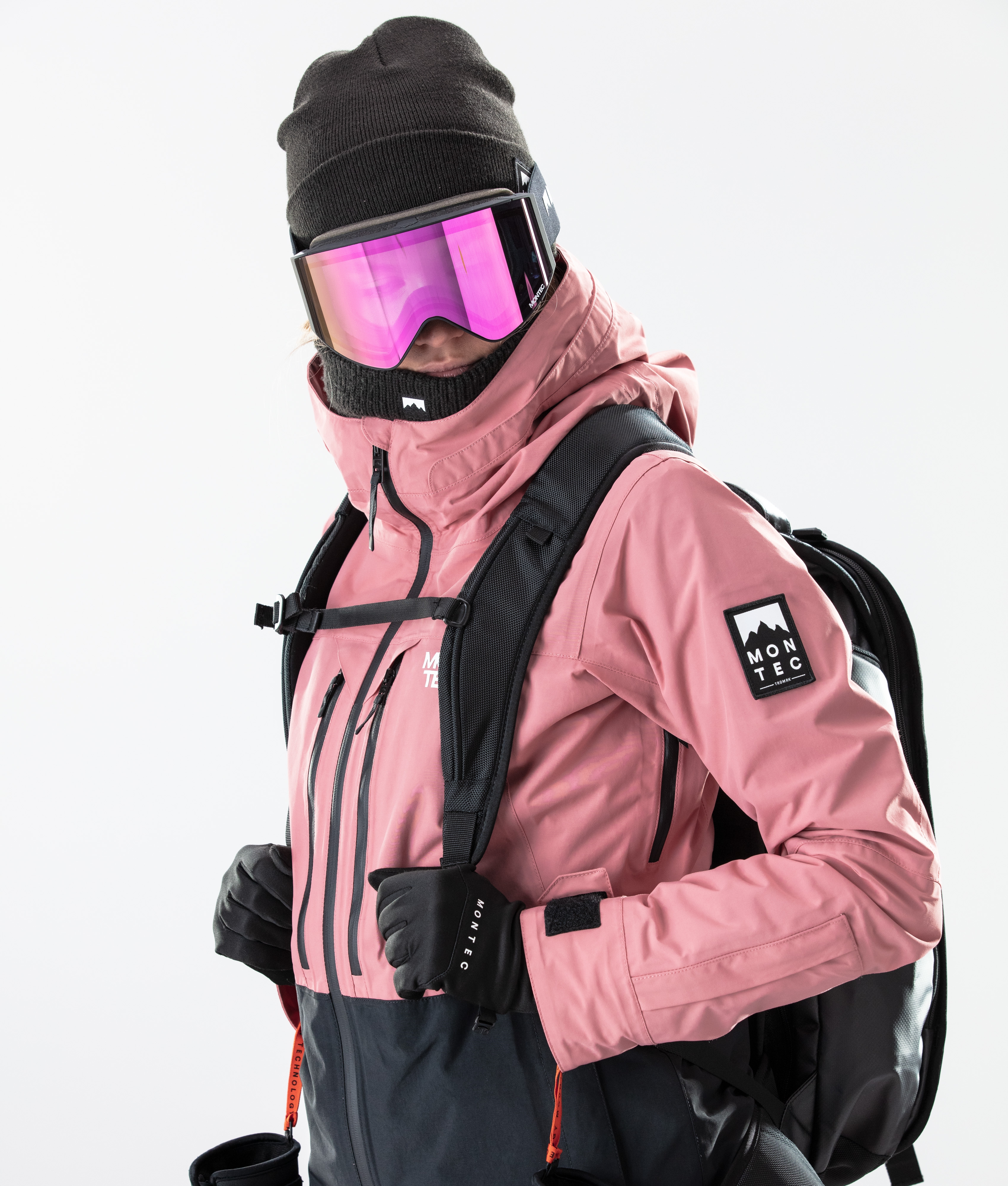 Moss Ski Jacket Pink/Black