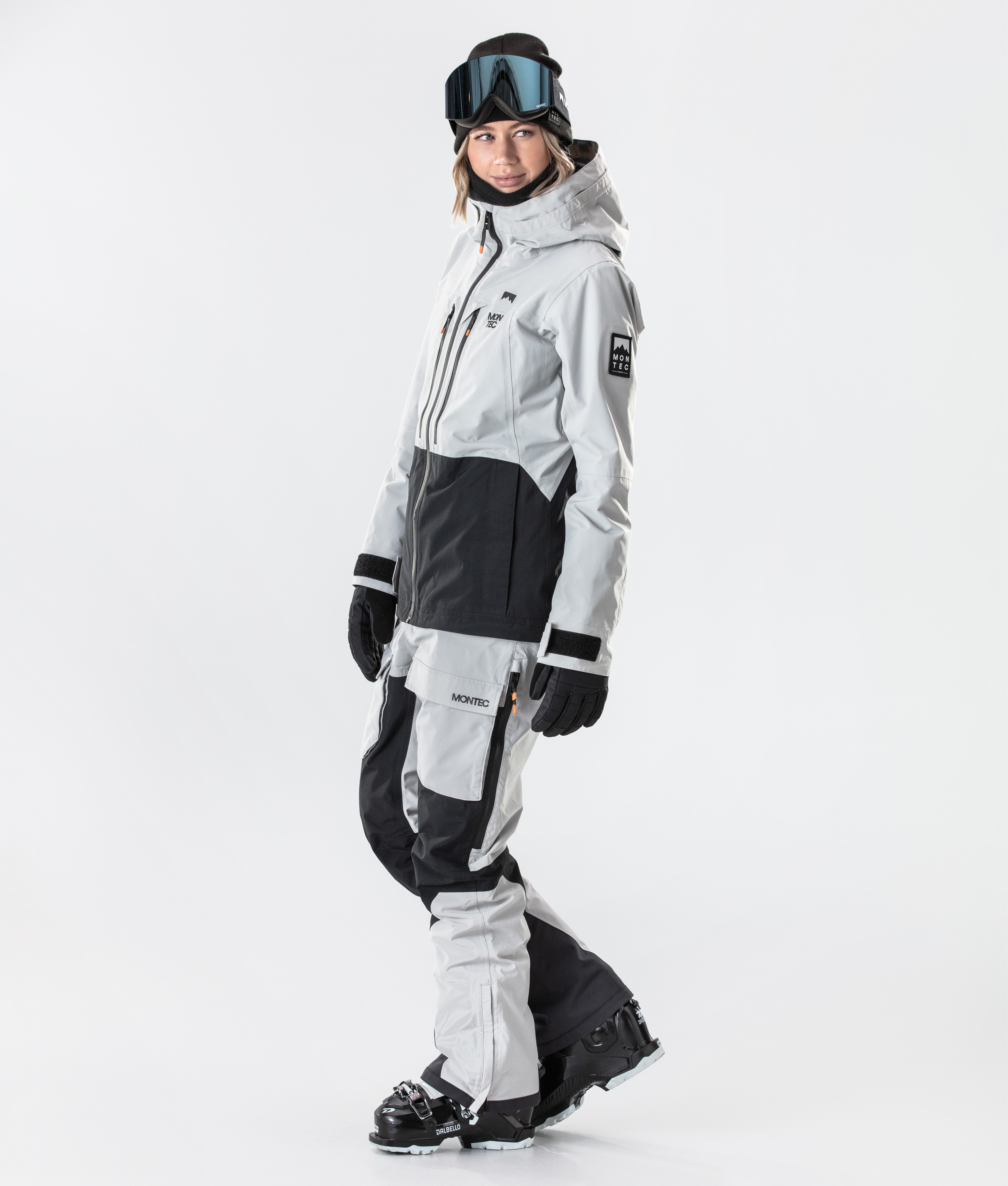 Montec Moss Skijacke Light Grey/Black Ridestore.de