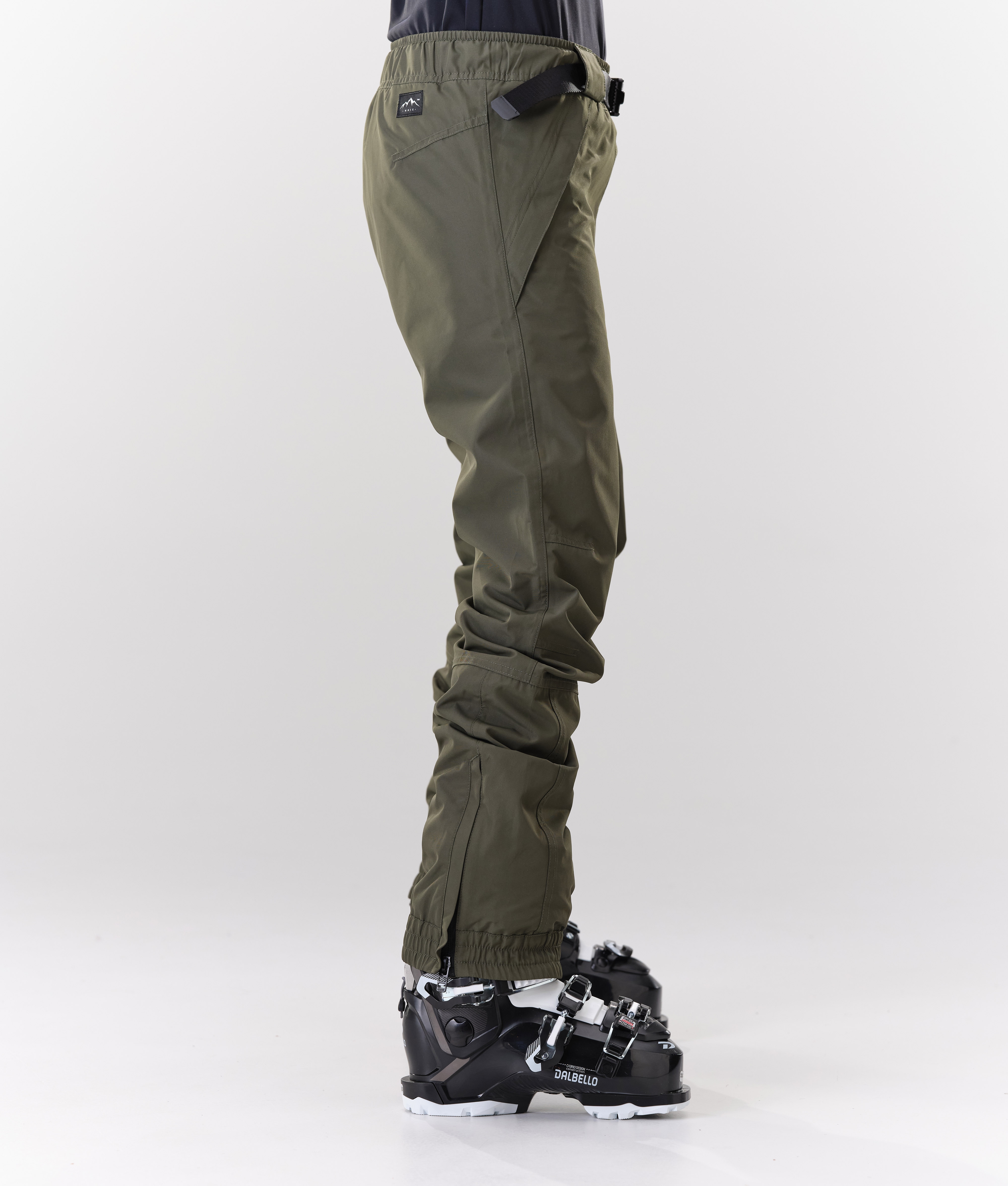 olive ski pants