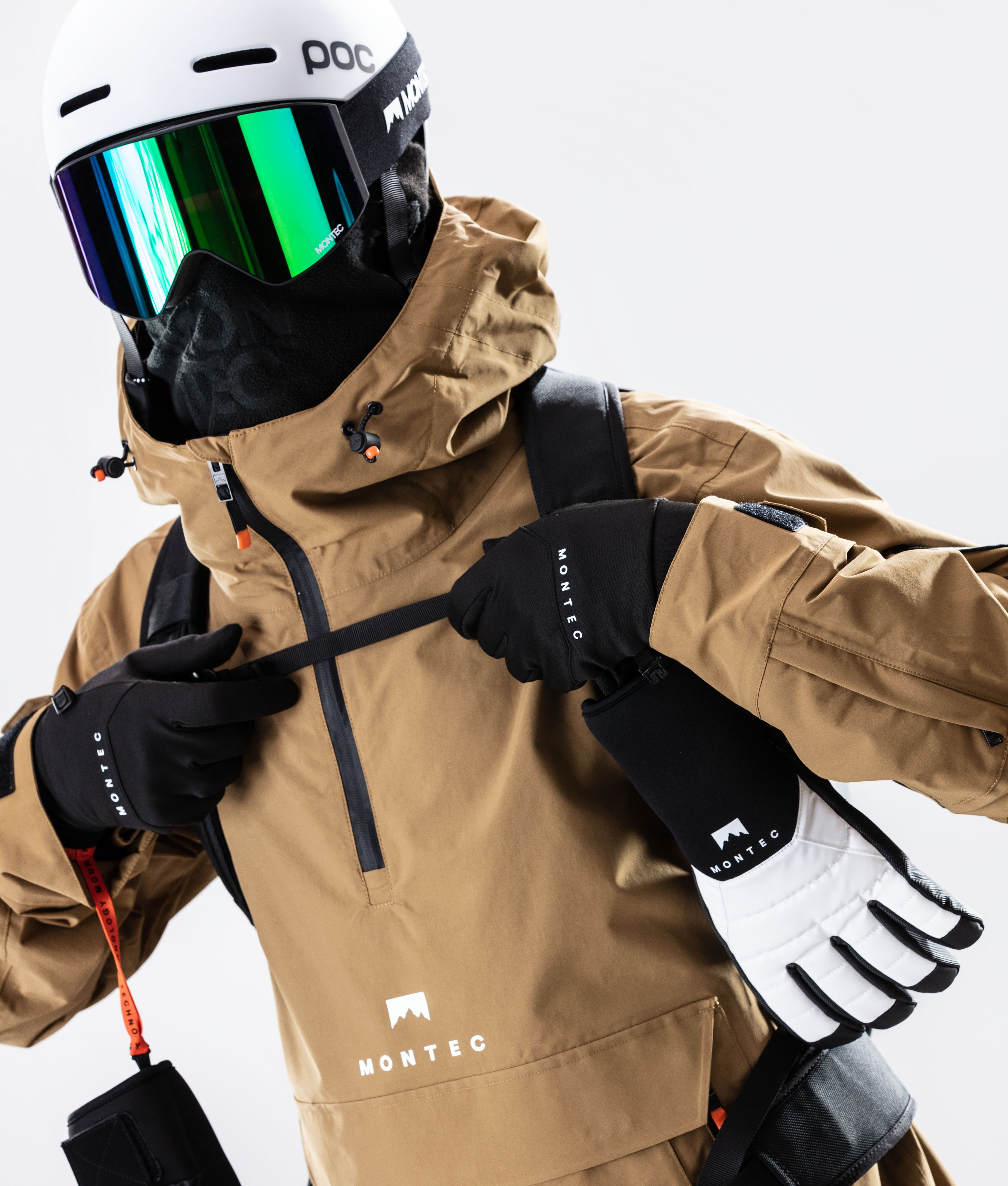 Montec Typhoon Ski Jacket Gold
