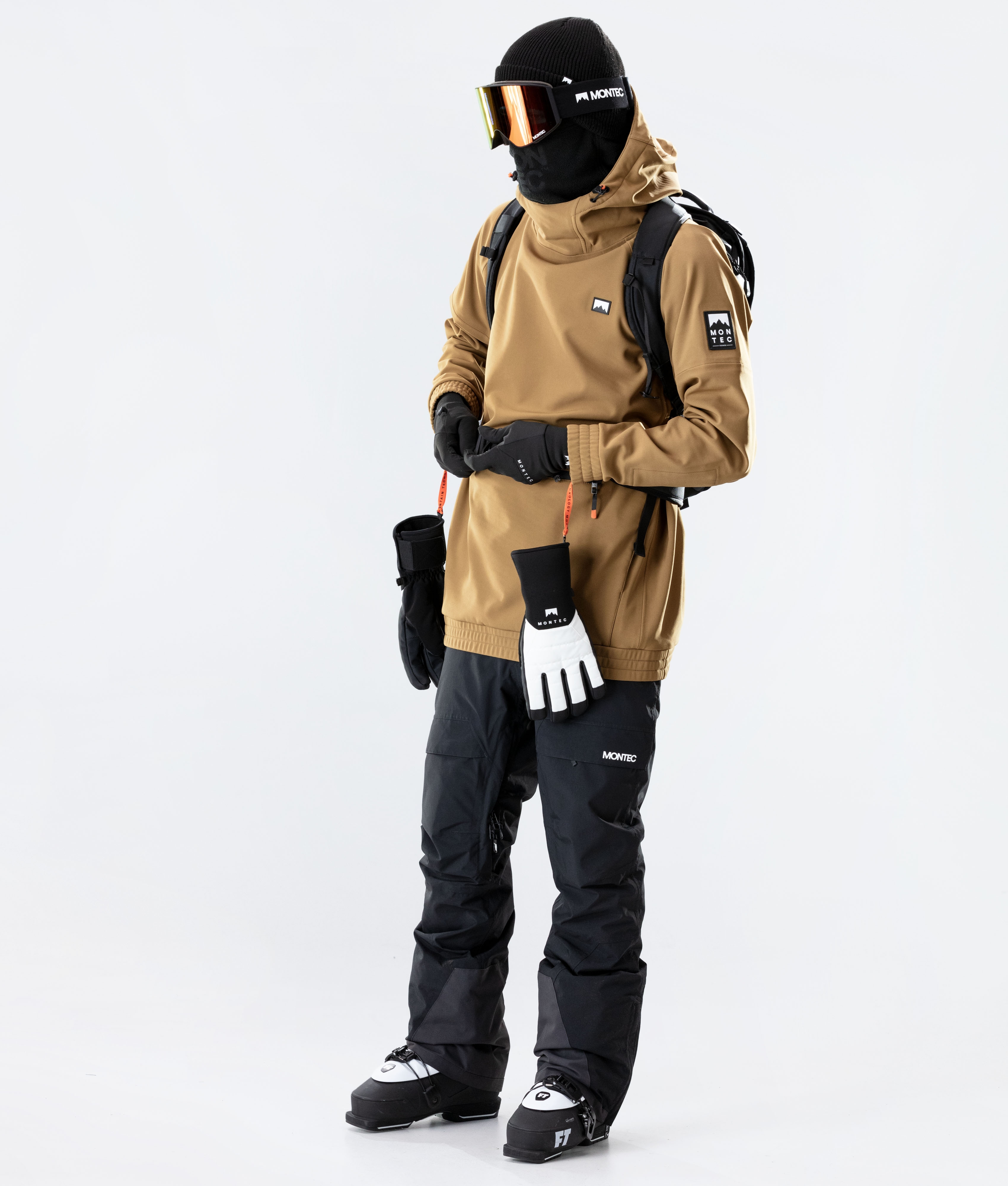 Montec Tempest 2020 Veste de Ski Homme Gold Or Montecwear FR