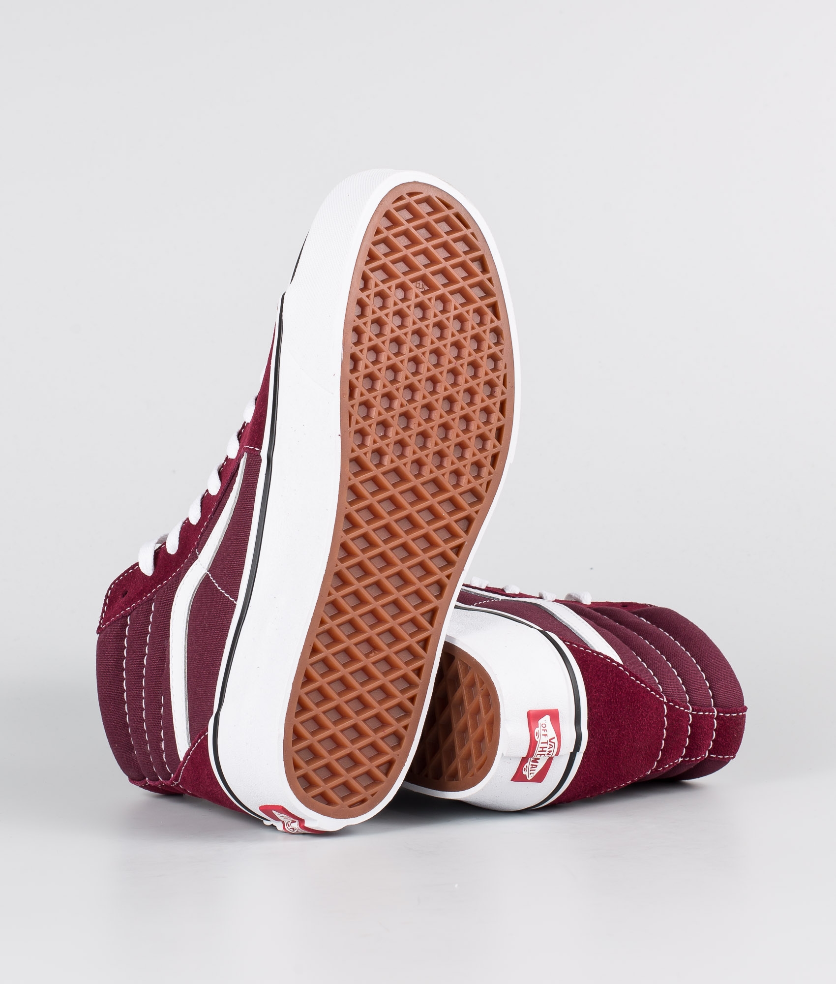 Vans SK8 Hi Platform 2.0 Sko BurgundyTrue White Ridestore.no Vans SK8 Hi Platform 2.0 Sko BurgundyTrue White Ridestore.no