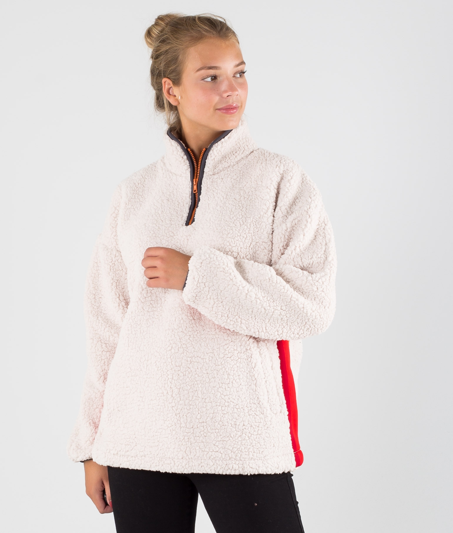 polar fleece cardigan women's