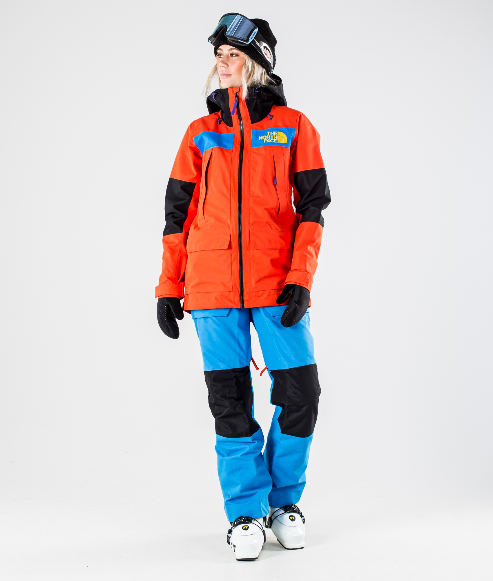 north face red womens ski jacket