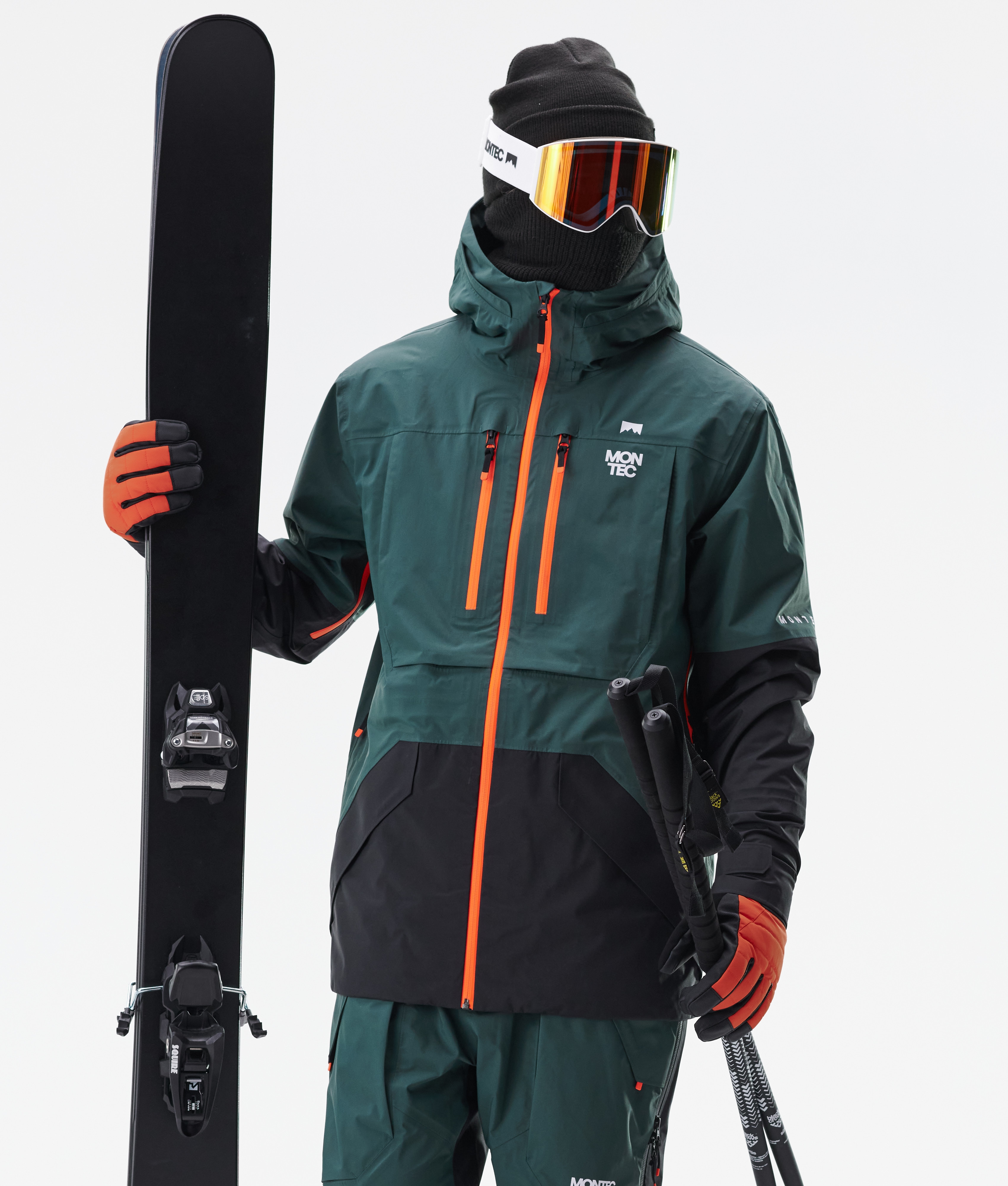 Montec Fenix 3L Men's Ski Jacket Dark Atlantic/Black