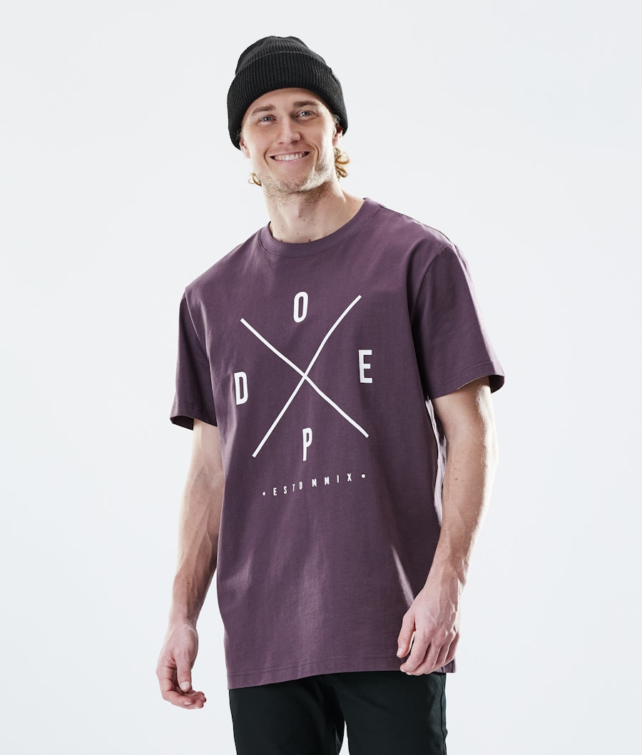 Daily 2X-UP T-shirt Men Faded Grape