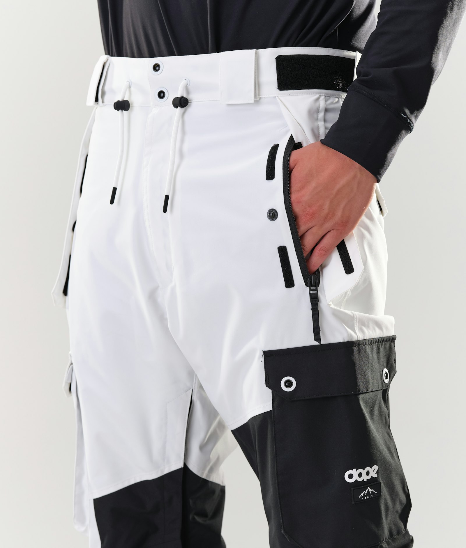 Dope Adept 2019 Pantaloni Sci Uomo Black/White