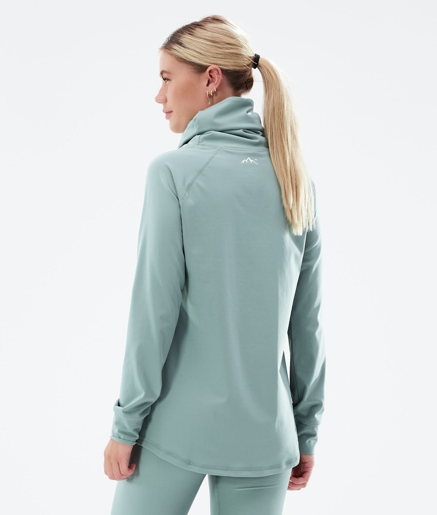 Dope Snuggle 2X-UP W Women's Base Layer Top Faded Green