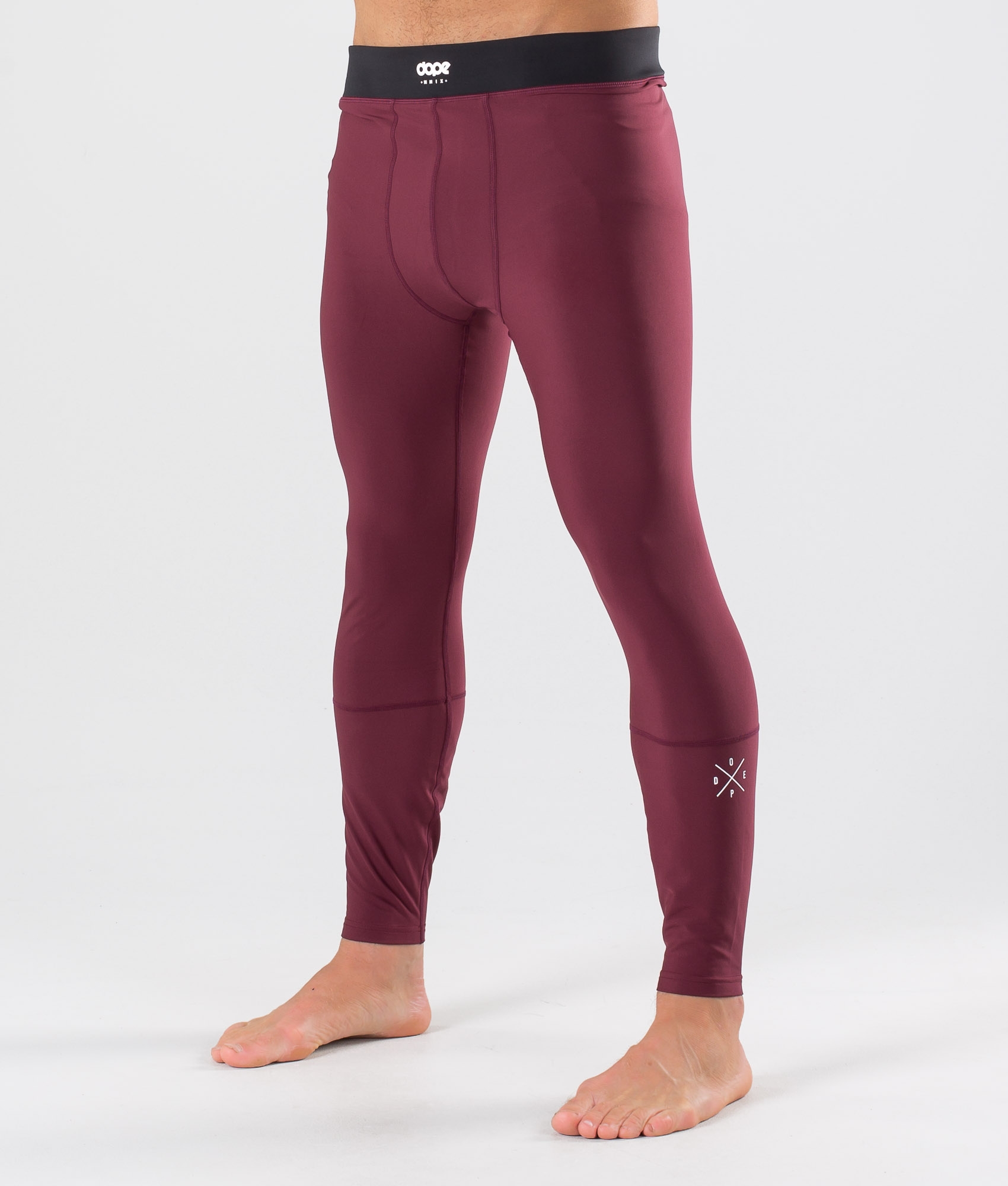 Dope Snuggle Pantalon thermique Homme 2X Up Burgundy Bordeaux