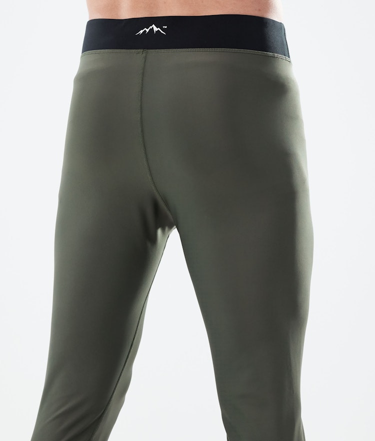 Snuggle Base Layer Pant Men 2X-Up Olive Green, Image 6 of 7