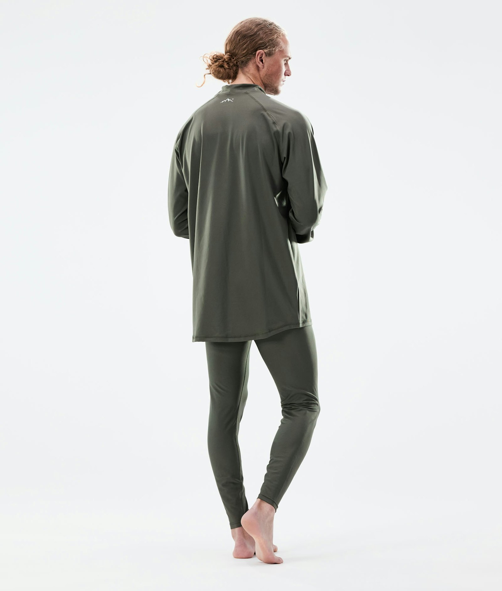 Snuggle Tee-shirt thermique Homme 2X-Up Olive Green