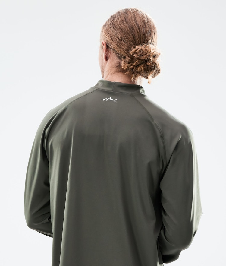 Snuggle Base Layer Top Men 2X-Up Olive Green, Image 6 of 6