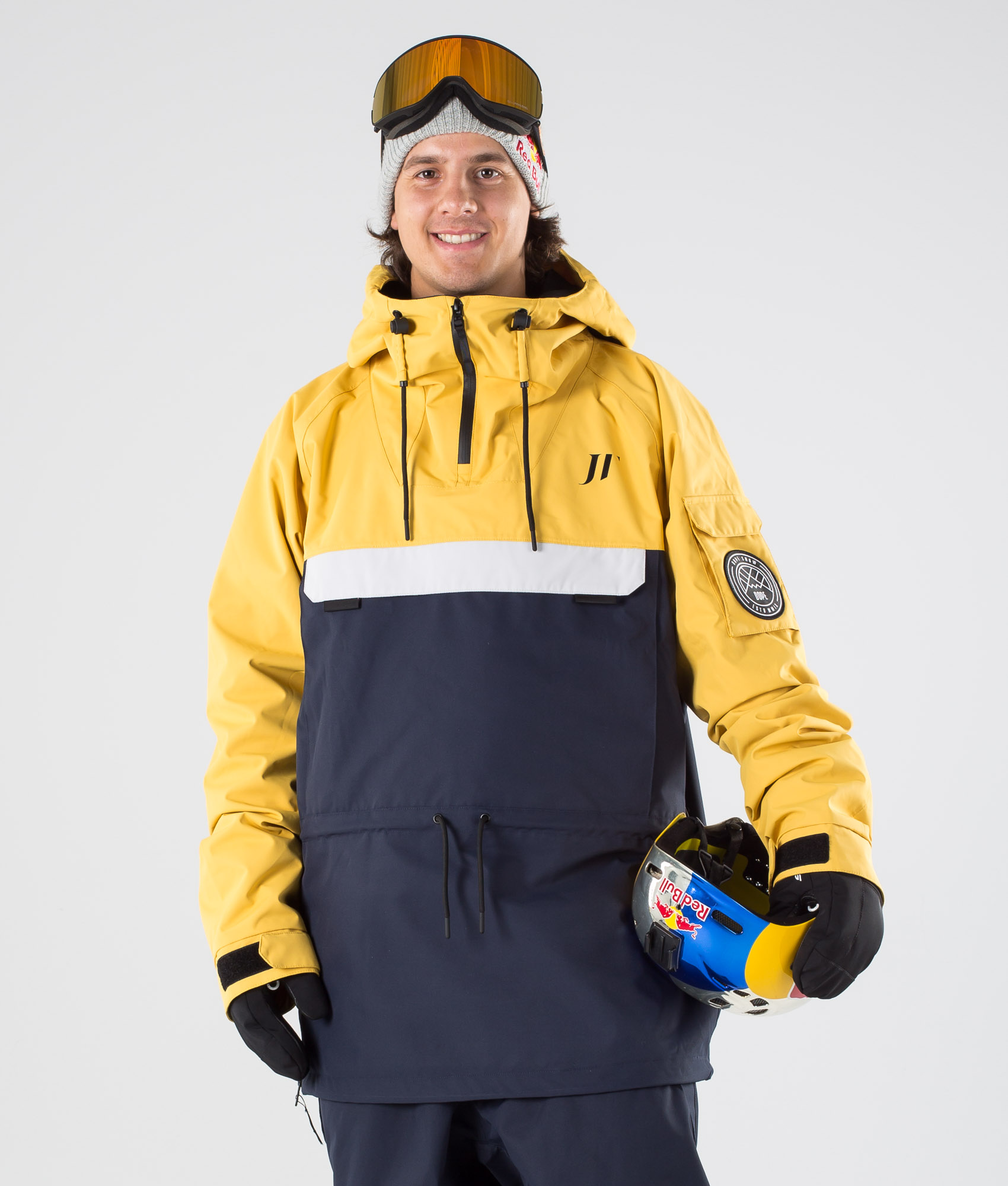 Dope JT Annok 2019 Men's Ski Jacket Yellow Grey Marine