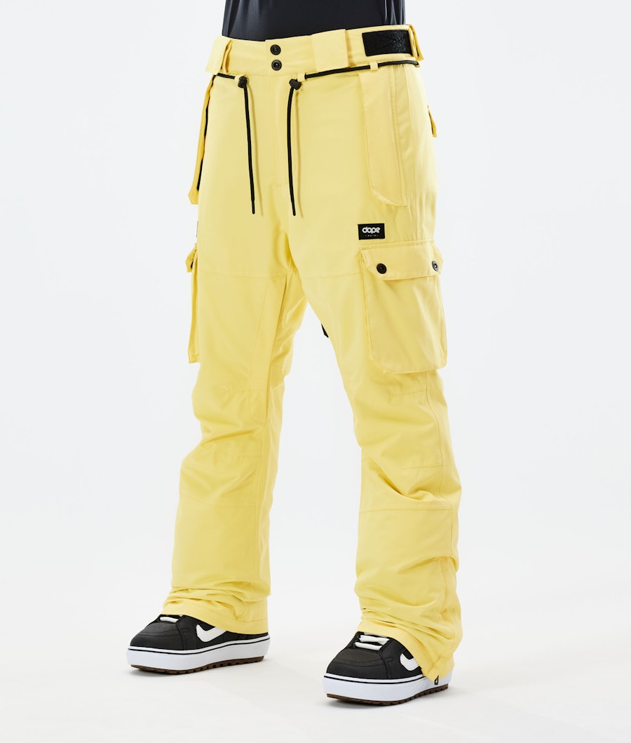 Dope Iconic W Snowboard Pants Faded Yellow