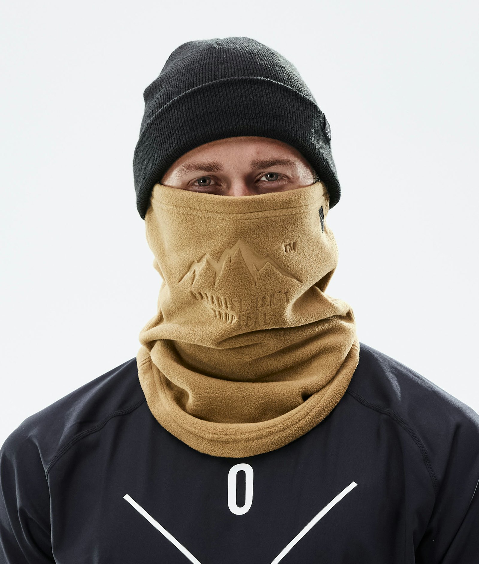 Dope Cozy Tube Facemask Gold