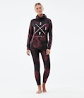 Dope Snuggle W Tee-shirt thermique Femme 2X-Up Paint Burgundy