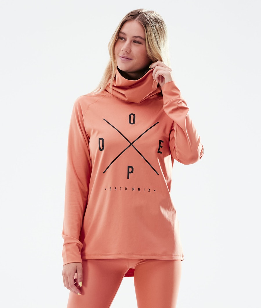 Dope Snuggle 2X-UP W Funktionsshirt Peach