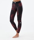 Dope Snuggle W Baselayer tights Dame 2X-Up Paint Burgundy