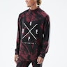 Dope Snuggle Tee-shirt thermique Paint Burgundy