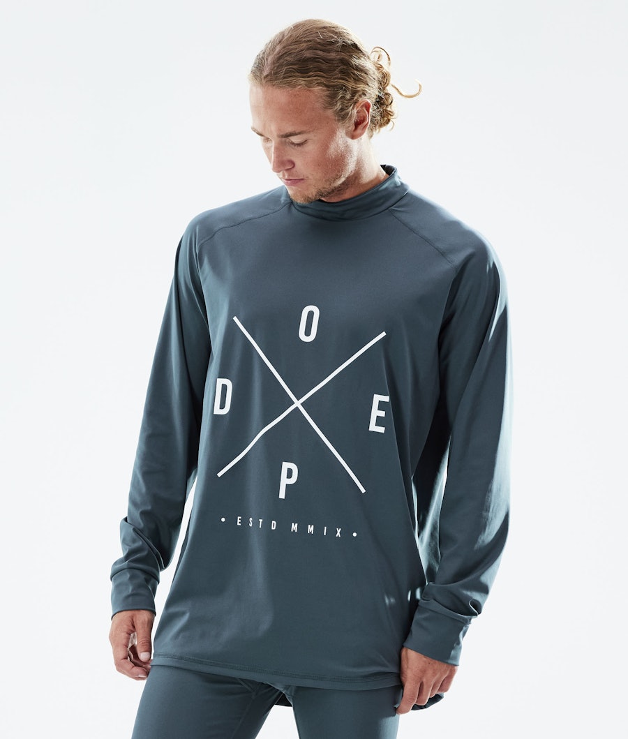 Dope Snuggle 2X-UP Base Layer Top Metal Blue